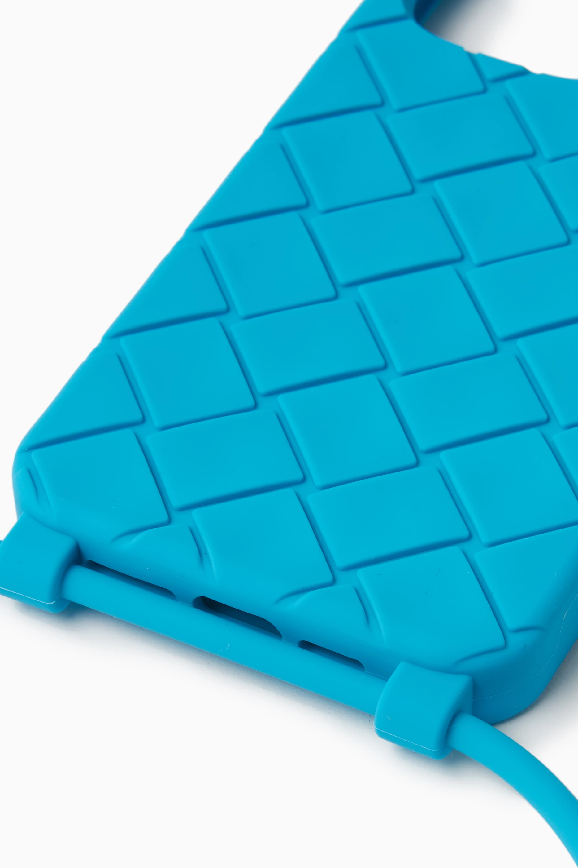 Buy Bottega Veneta Blue iPhone 15 Pro Max Case in Silicone For Men