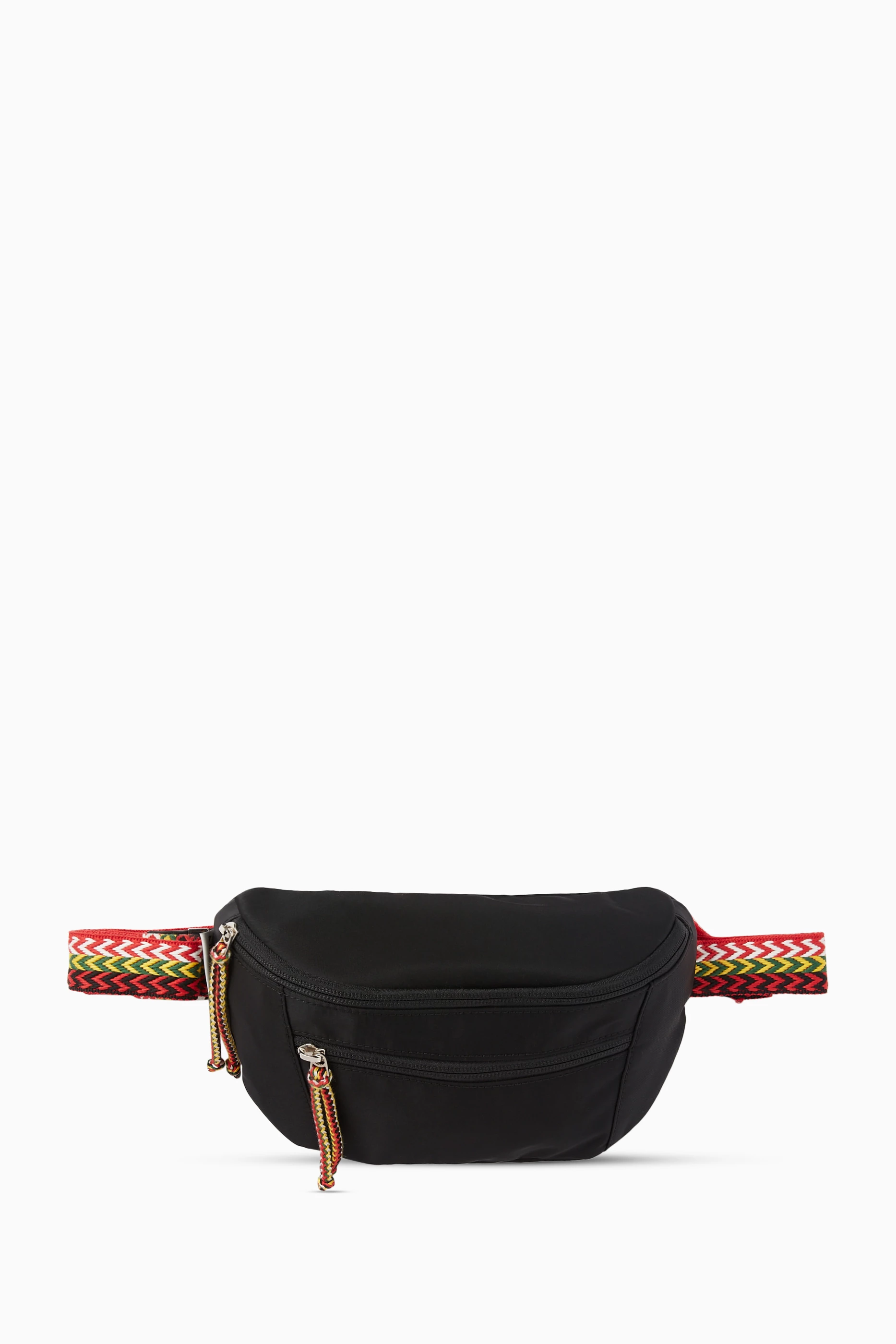 ショルダーバッグ Lanvin Black Nylon Curb Belt Bag Lanvin Curb belt bag for Men - Black in UAE | Level Shoes