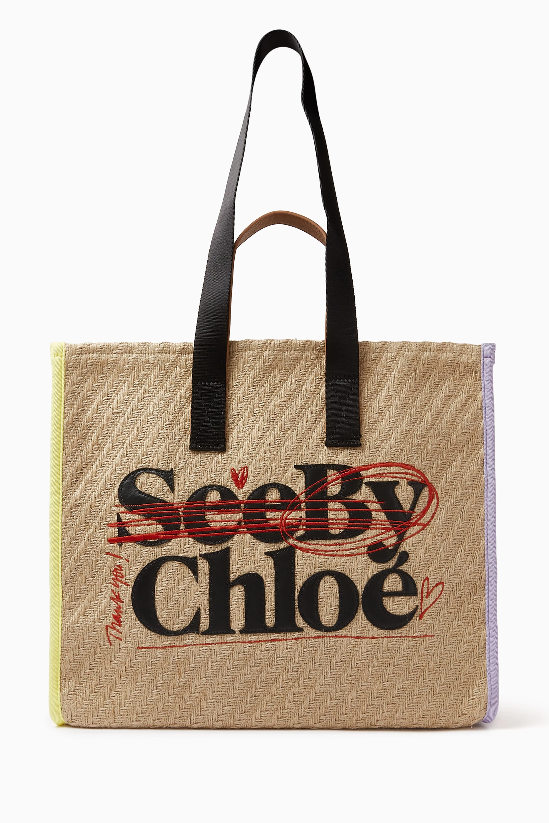 Buy See By Chloe Neutral See By Bye Tote Bag in Jute For Women Online Ounass Saudi