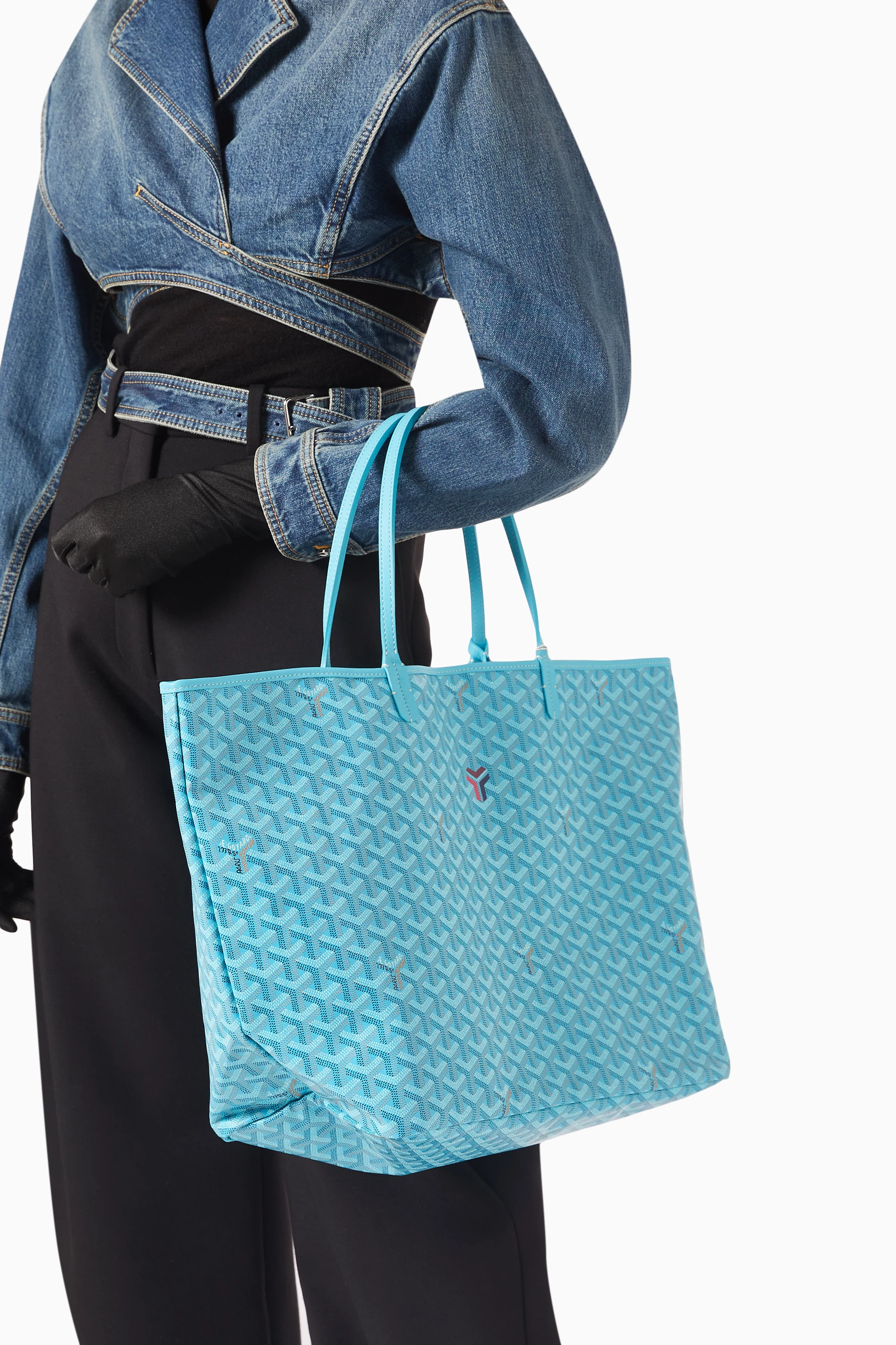 Buy Goyard Pre Loved Blue Unused St. Louis GM Bag in Goyardine Canvas For Women Online Ounass Saudi