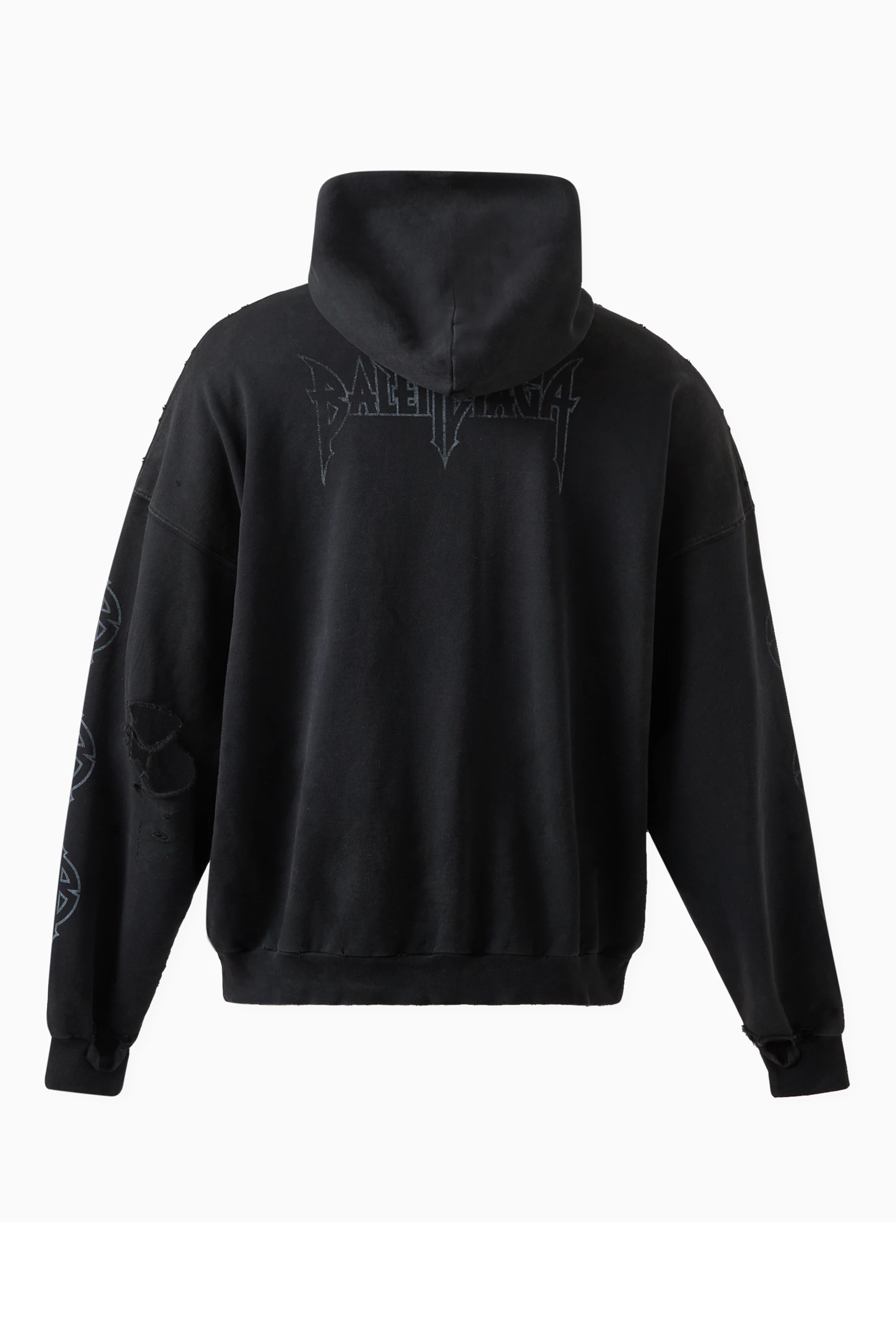 Buy Balenciaga Black Unisex Paris Moon No Pocket Oversized