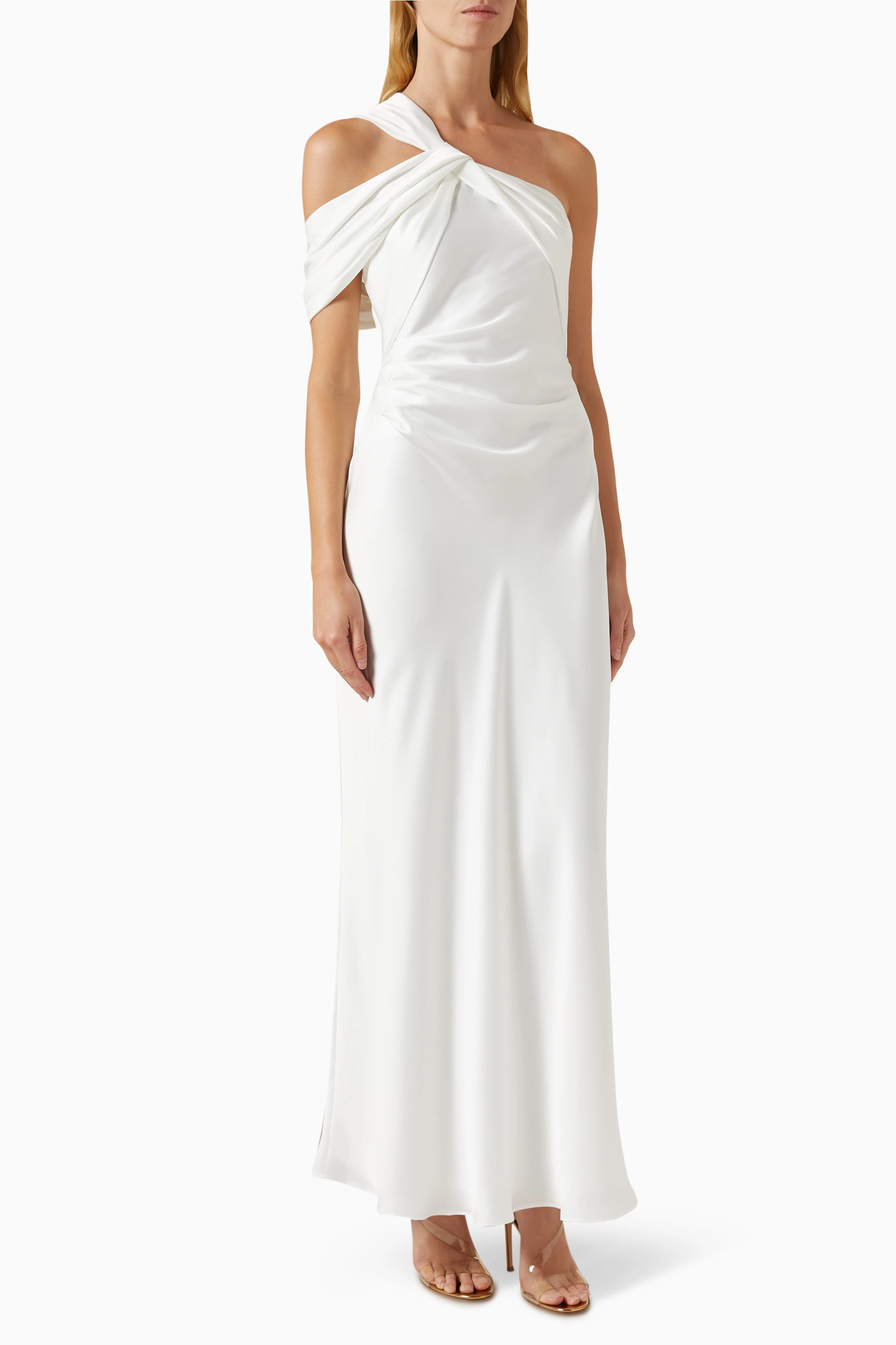 Buy Misha White Abrielle Midi Dress in Satin For Women Online | Ounass Saudi