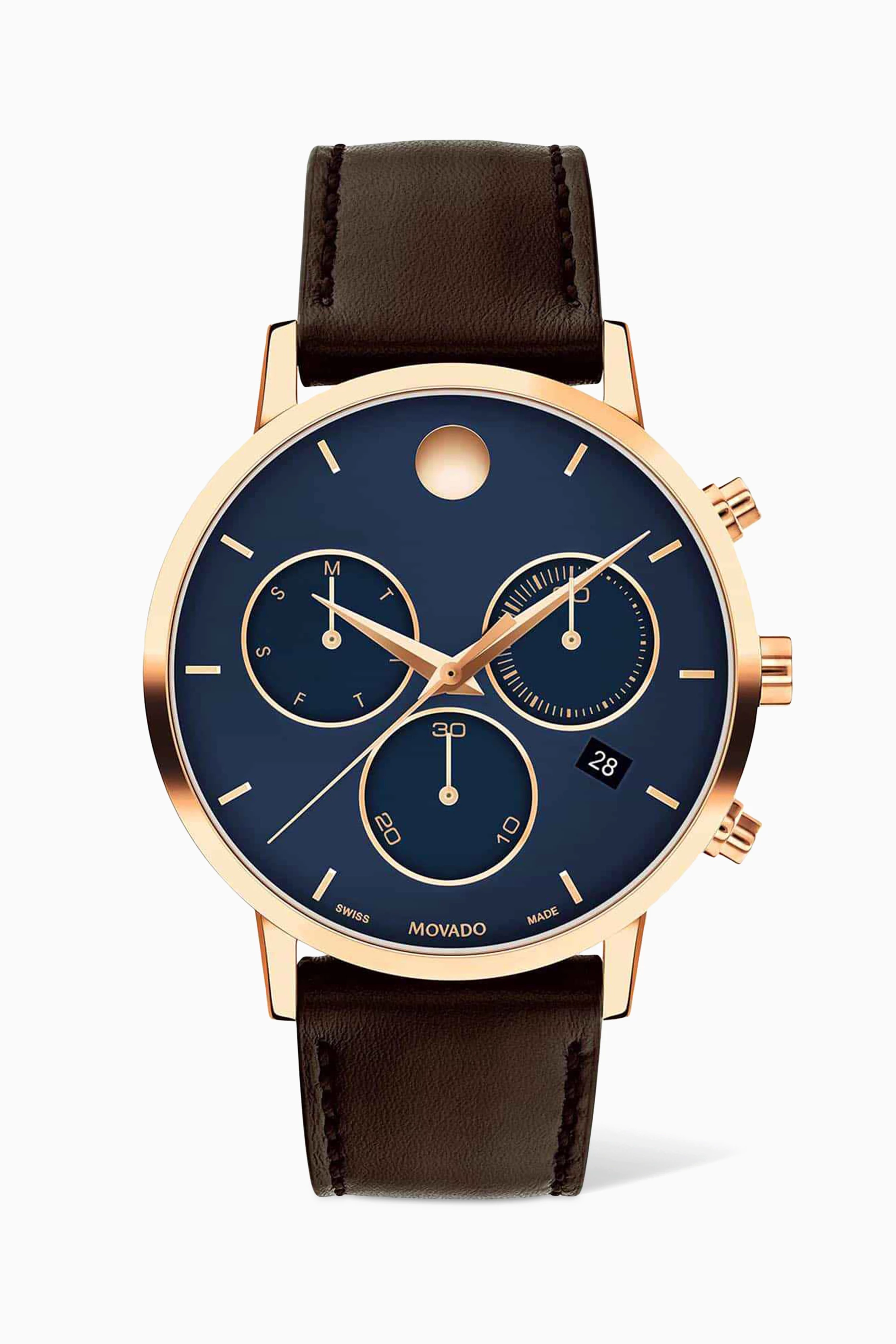 Movado blue dial watch online