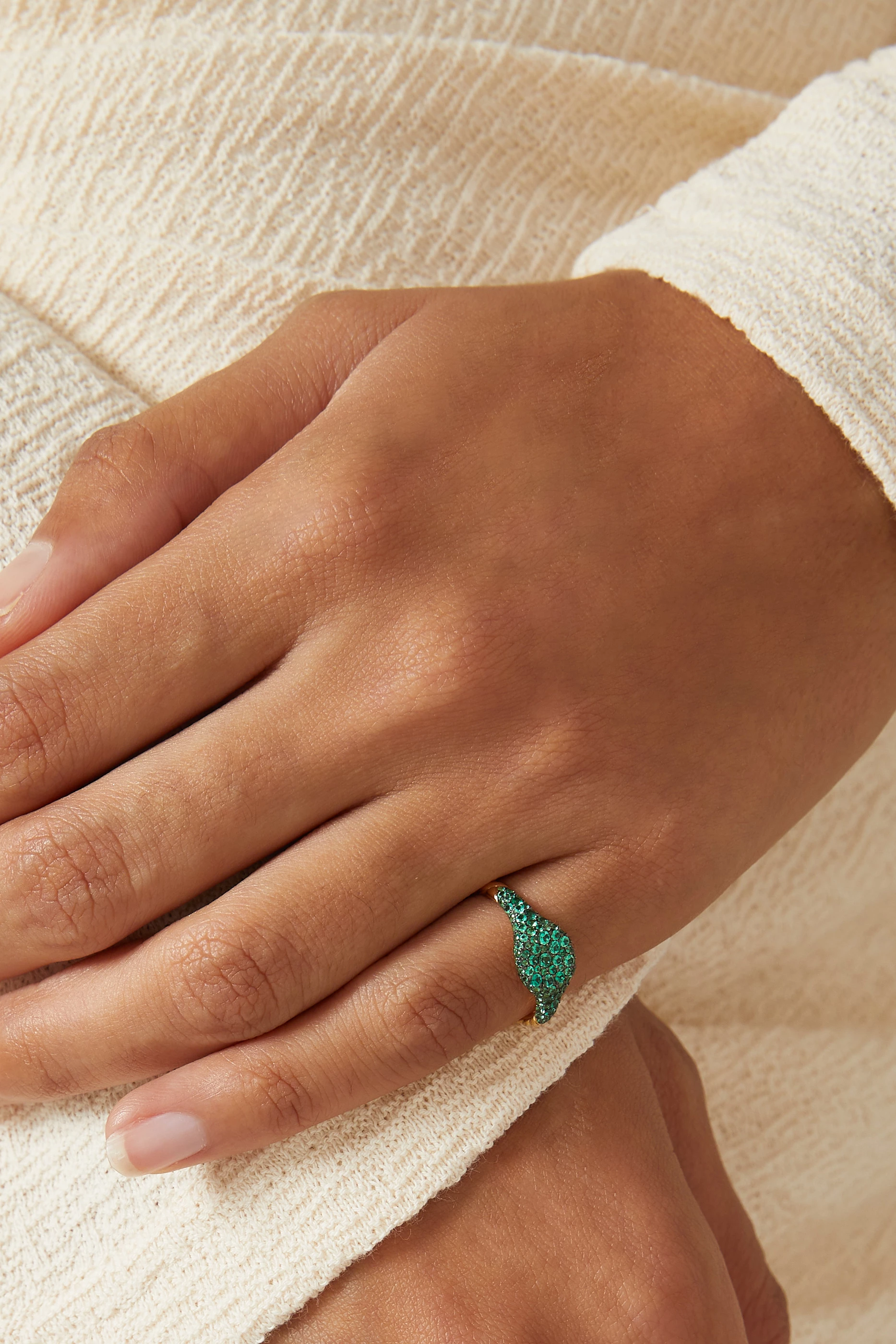 David yurman emerald ring hot sale