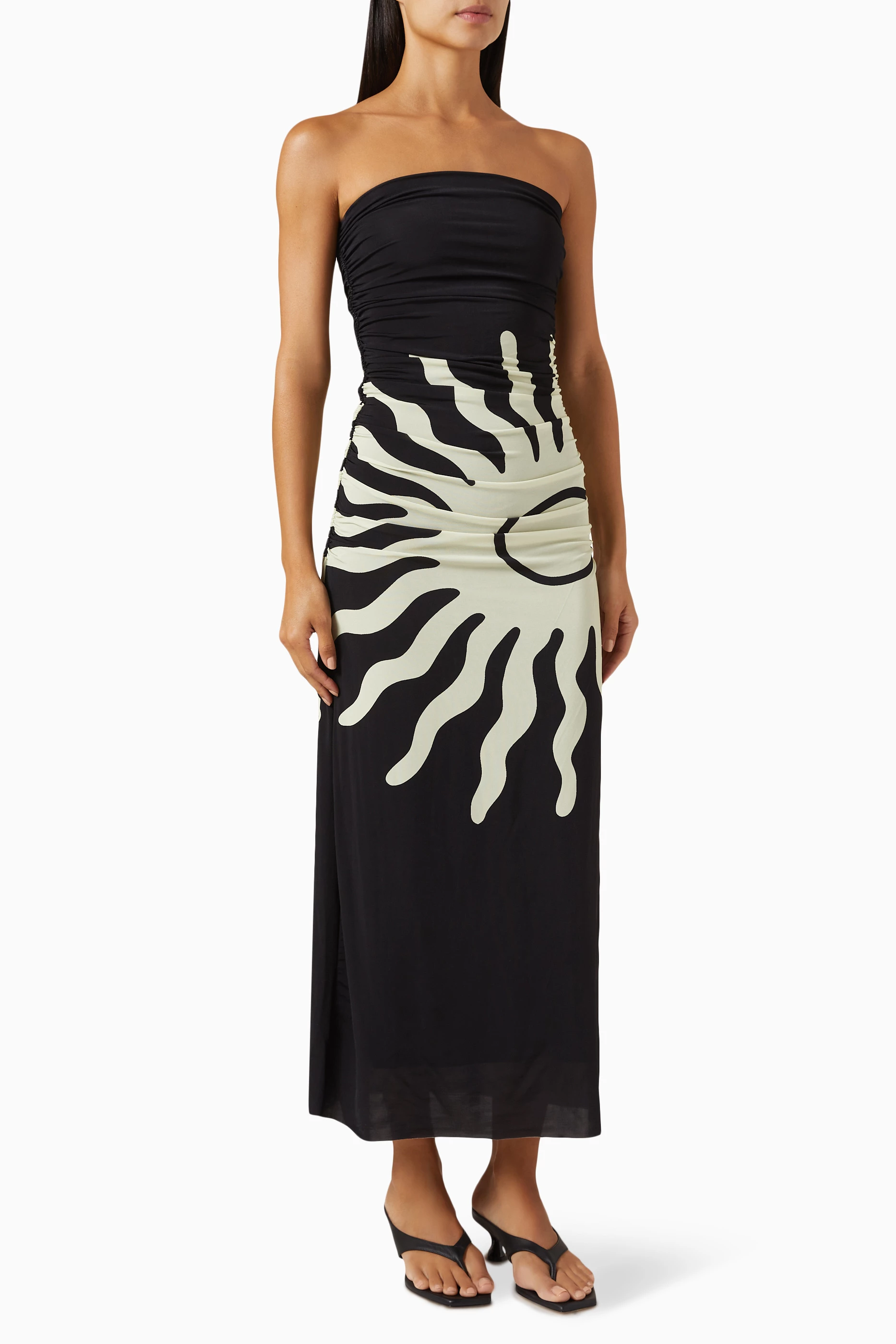ruched jersey mini dress Ruched Jersey Mini Dress main image 0
