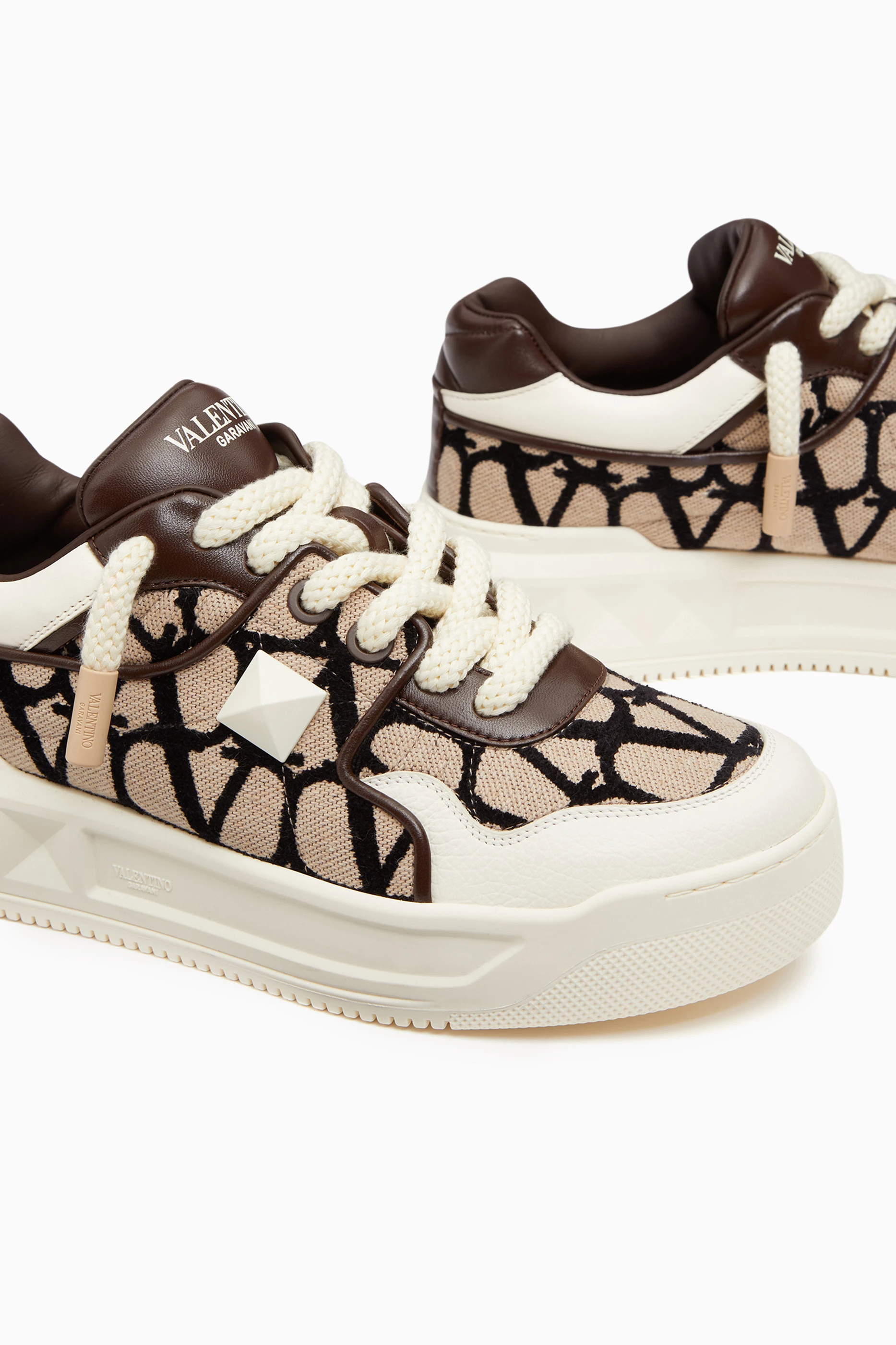 Buy Valentino Garavani Neutral Valentino Garavani One Stud XL