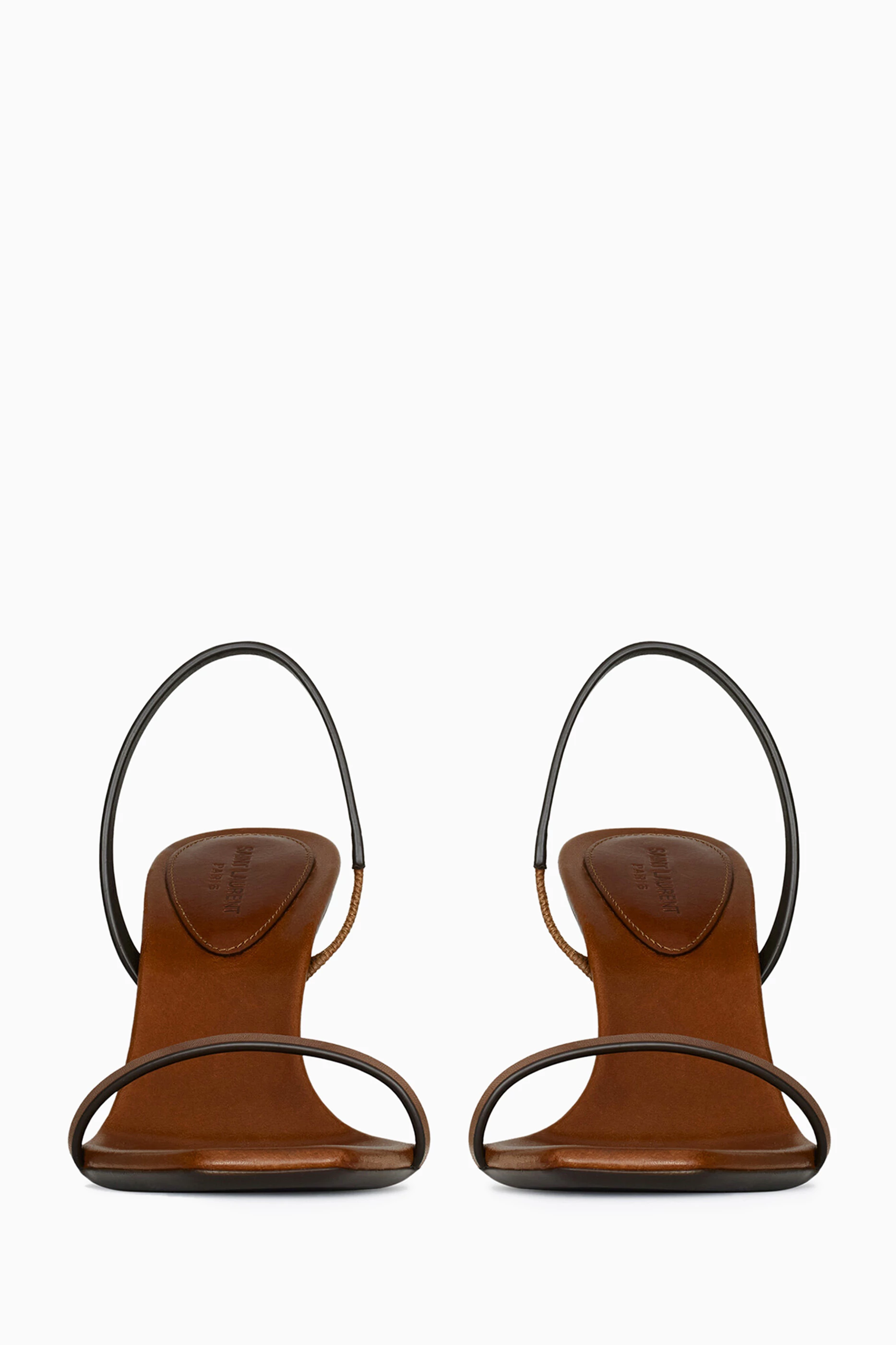 【送料込】Saint Laurent_Lee 75 polished leather sandals Saint Laurent Lee 75 Polished Leather Sandals in Black
