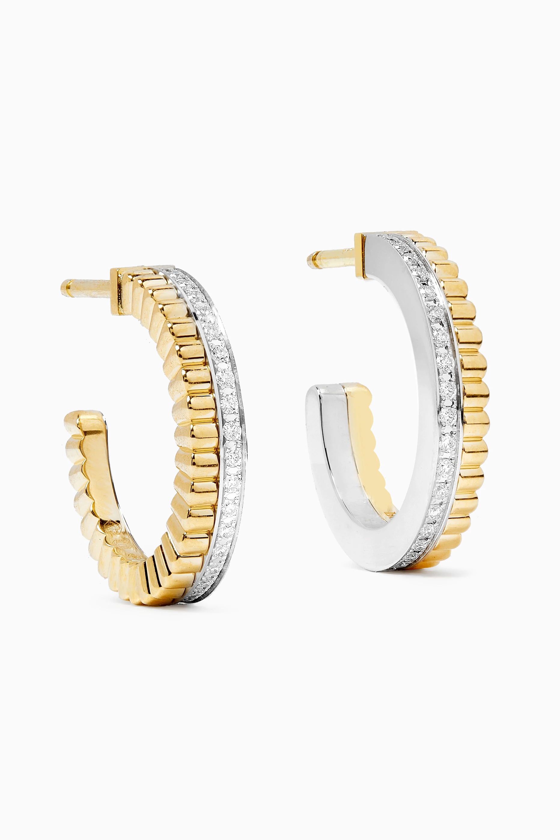 Buy Boucheron Gold Quatre Radiant Edition Diamond Hoop