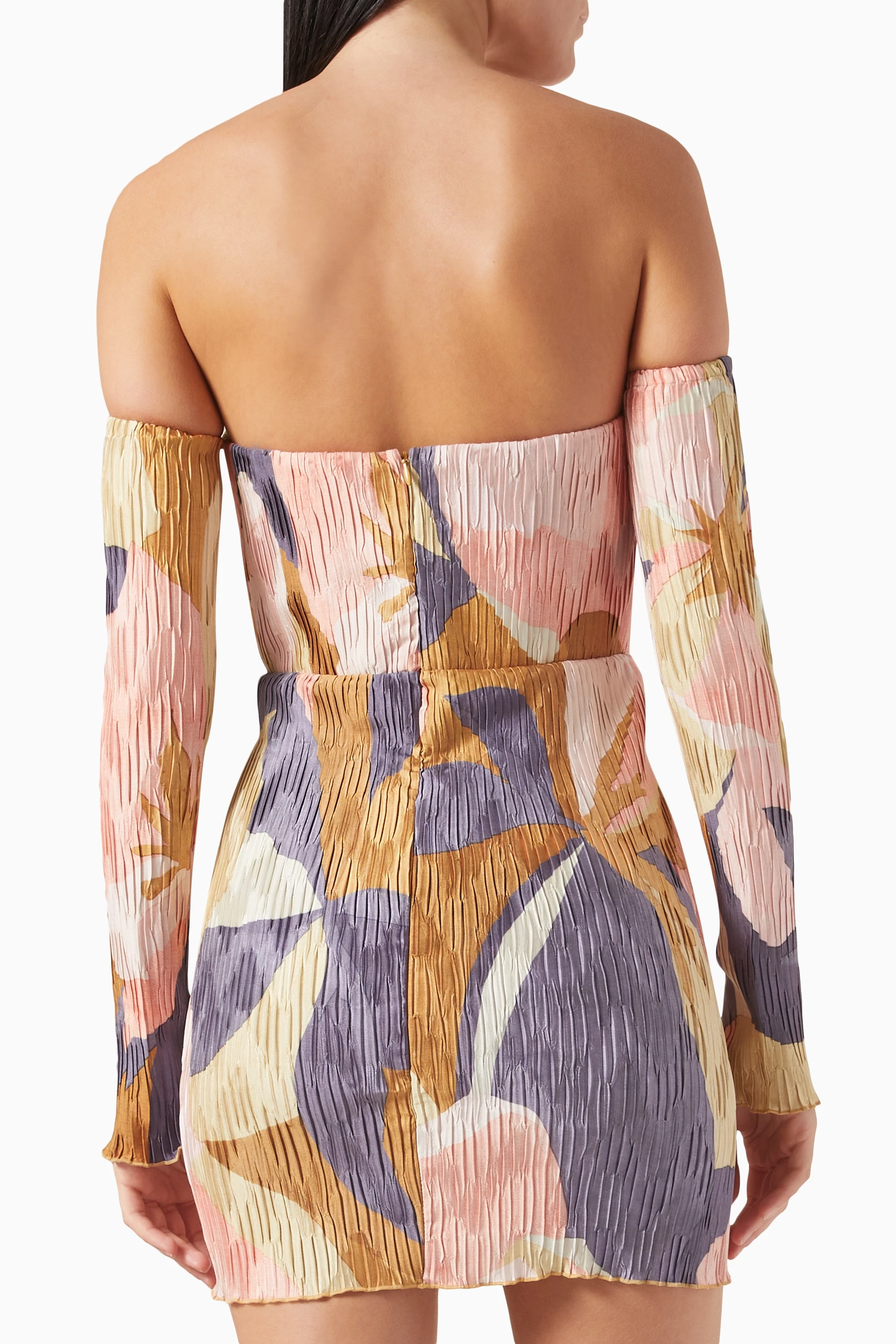 Buy L'IDEE WOMAN Multicolour Affaire Pleated Mini Dress For Women Online |  Ounass Saudi