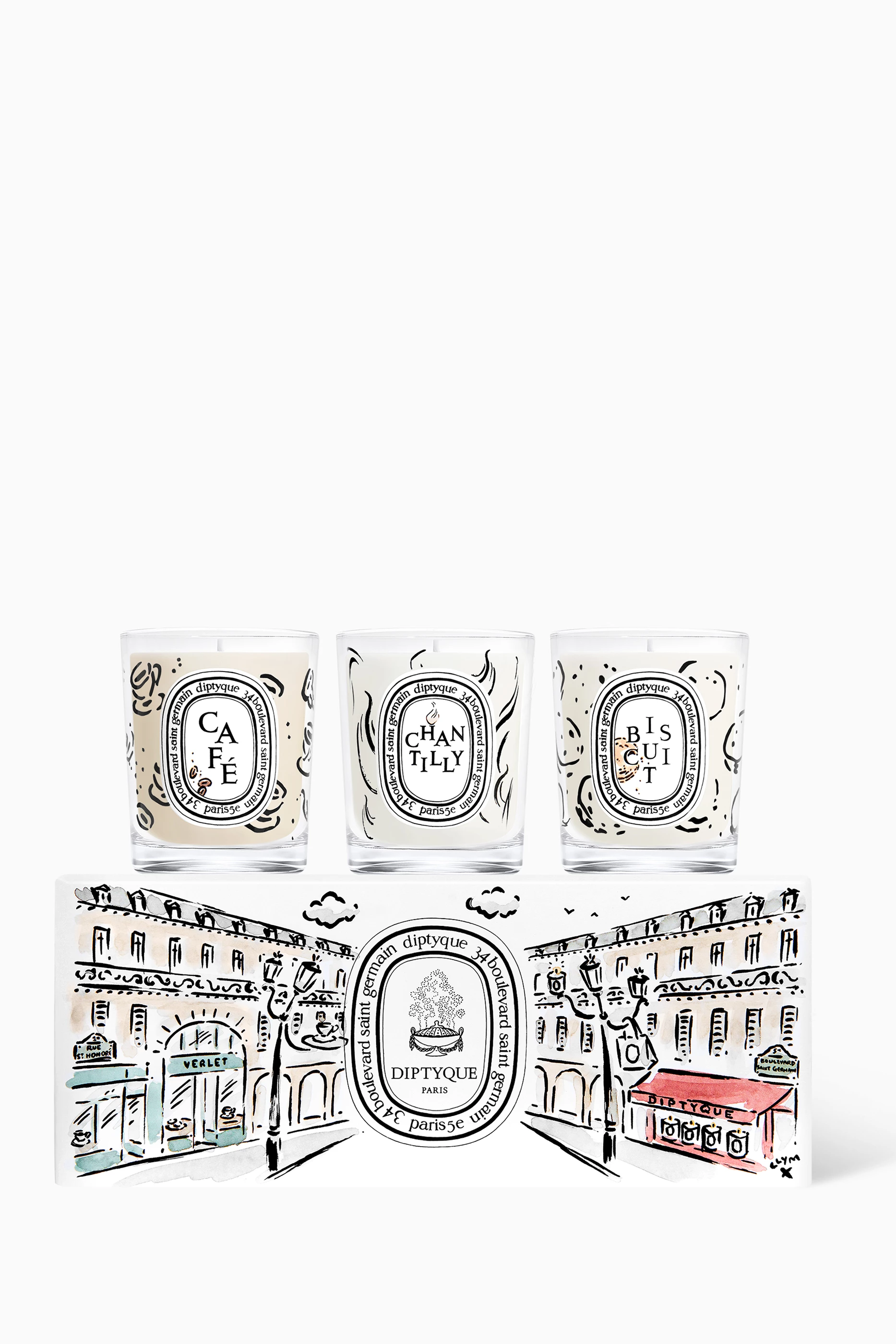 Buy Diptyque Mini Scented Candles, Set of 3 For UNISEX Online