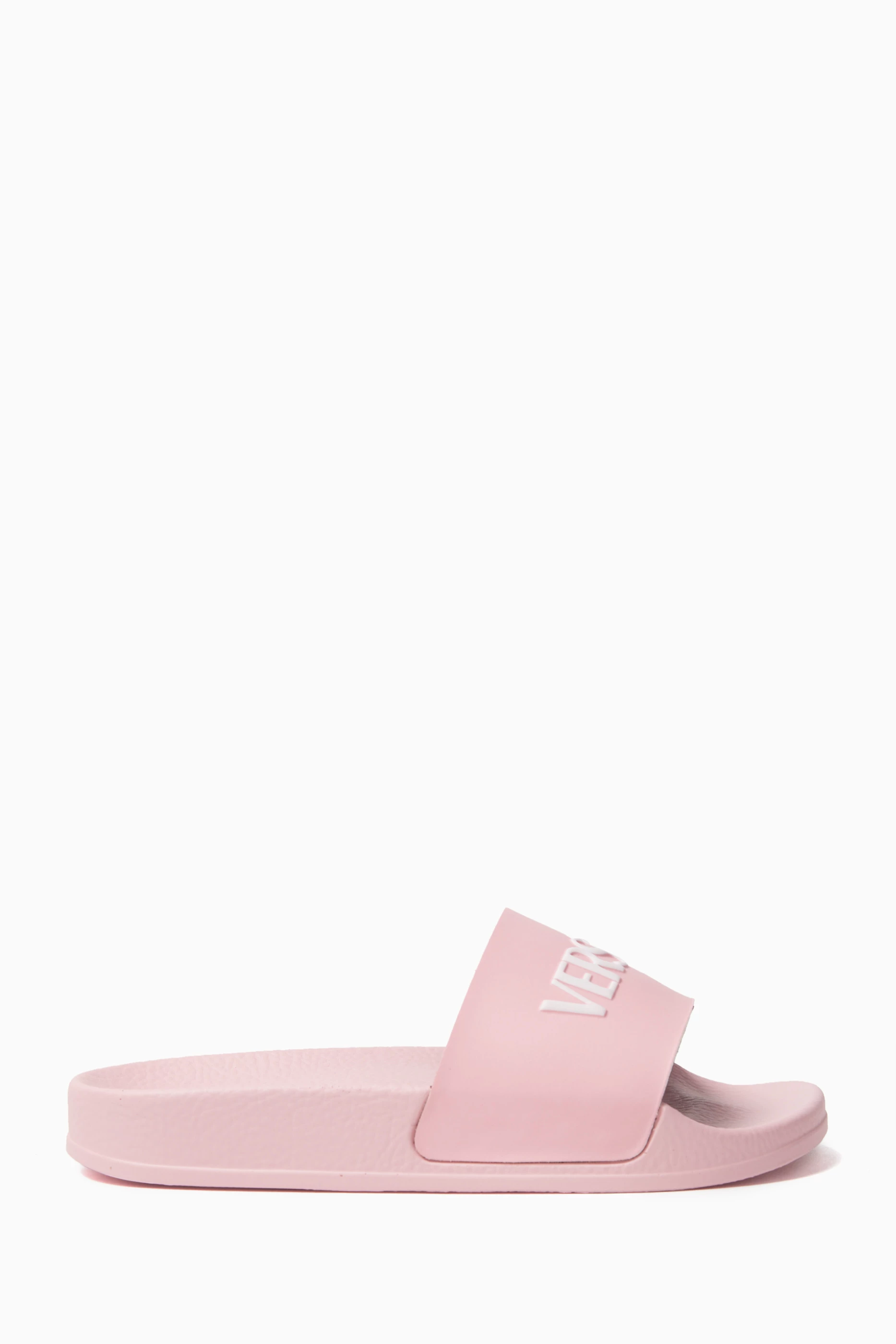 pink ciabatte palm angels moncler