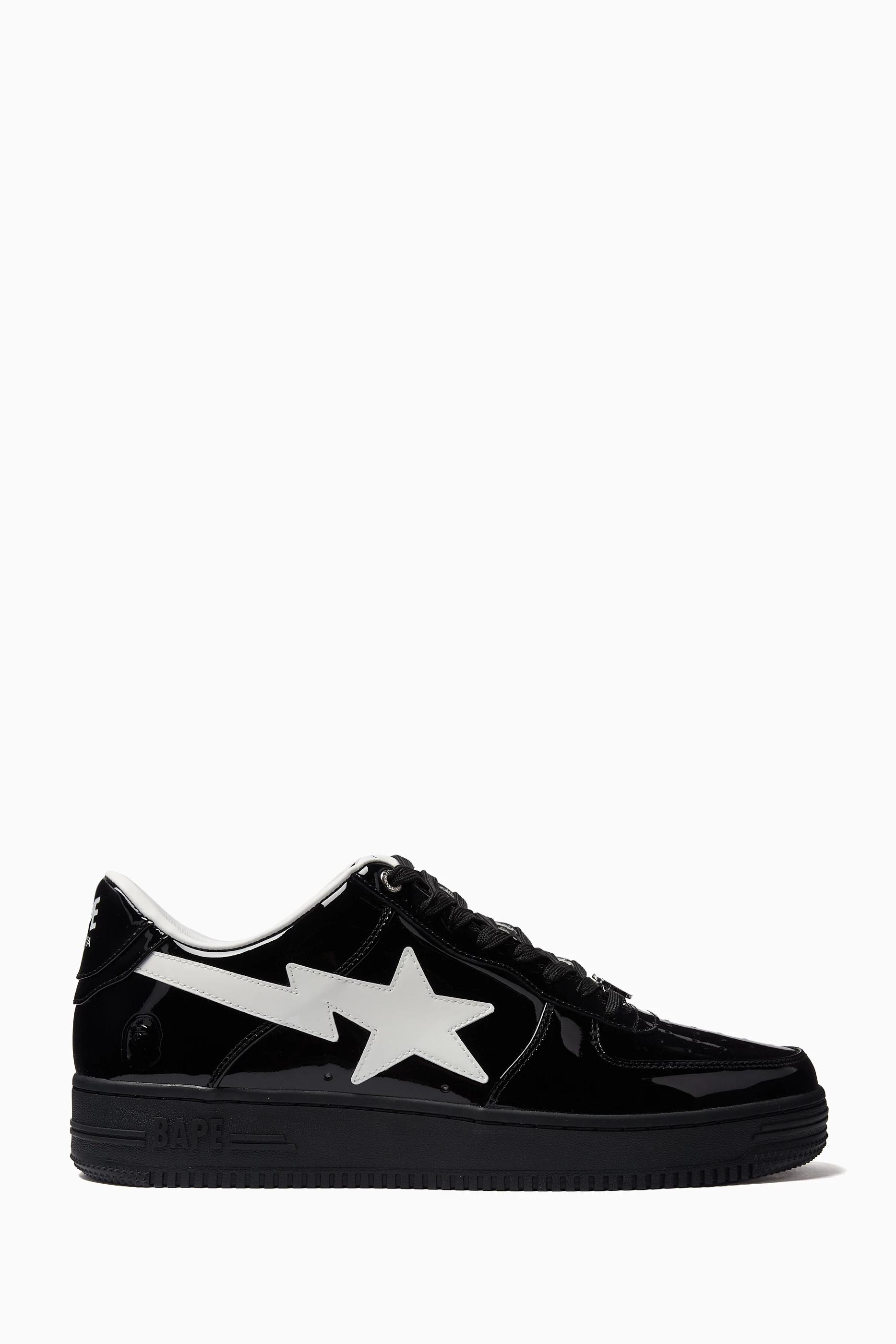 All black bape shoes on sale