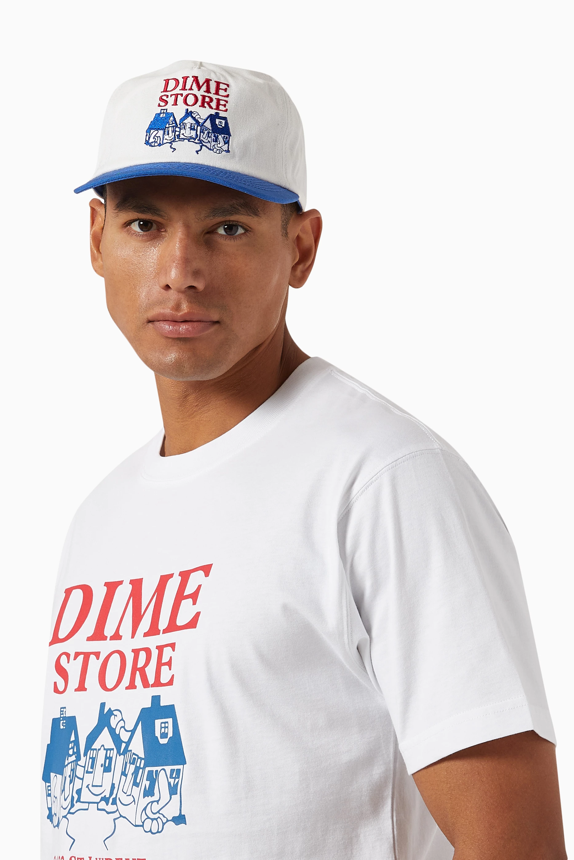 Buy Dime Multicolour Skateshop Worker Cap in Cotton For Men