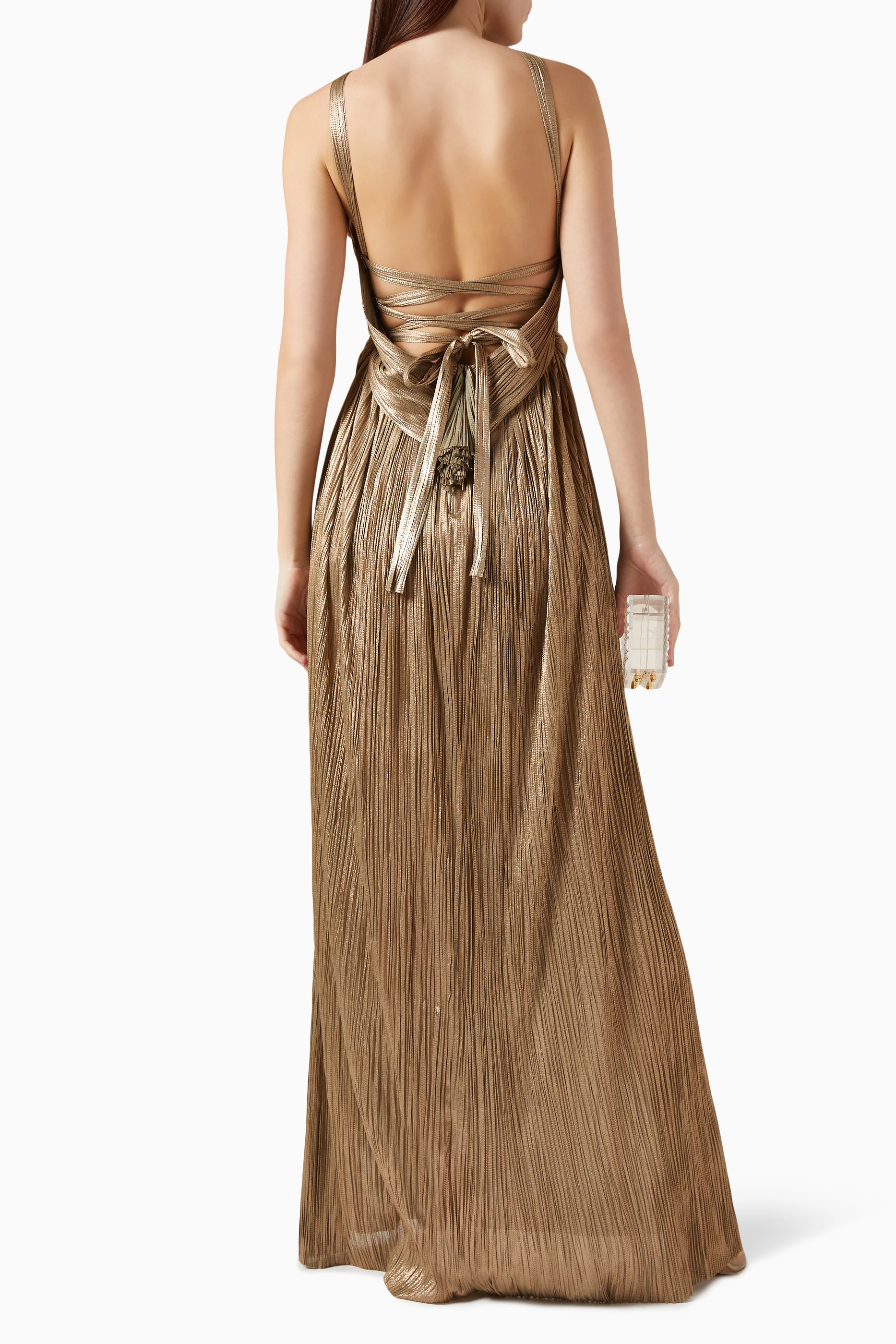 lucia gold dress Lucia Sequin Dress main image 1