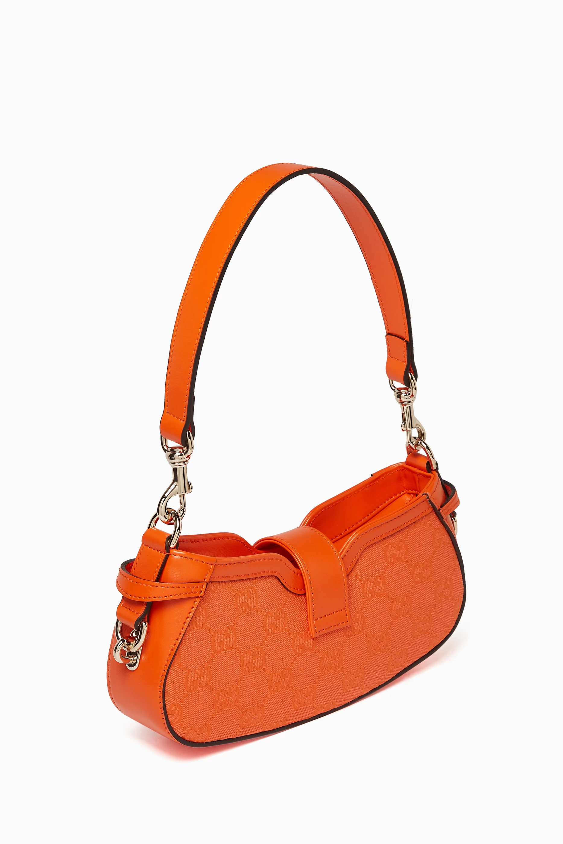 GUCCI MOON SIDE MINI SHOULDER BAG RED【海外限定商品】 GUCCI Moon Side Mini Rosso Ancora Leather Shoulder Bag New