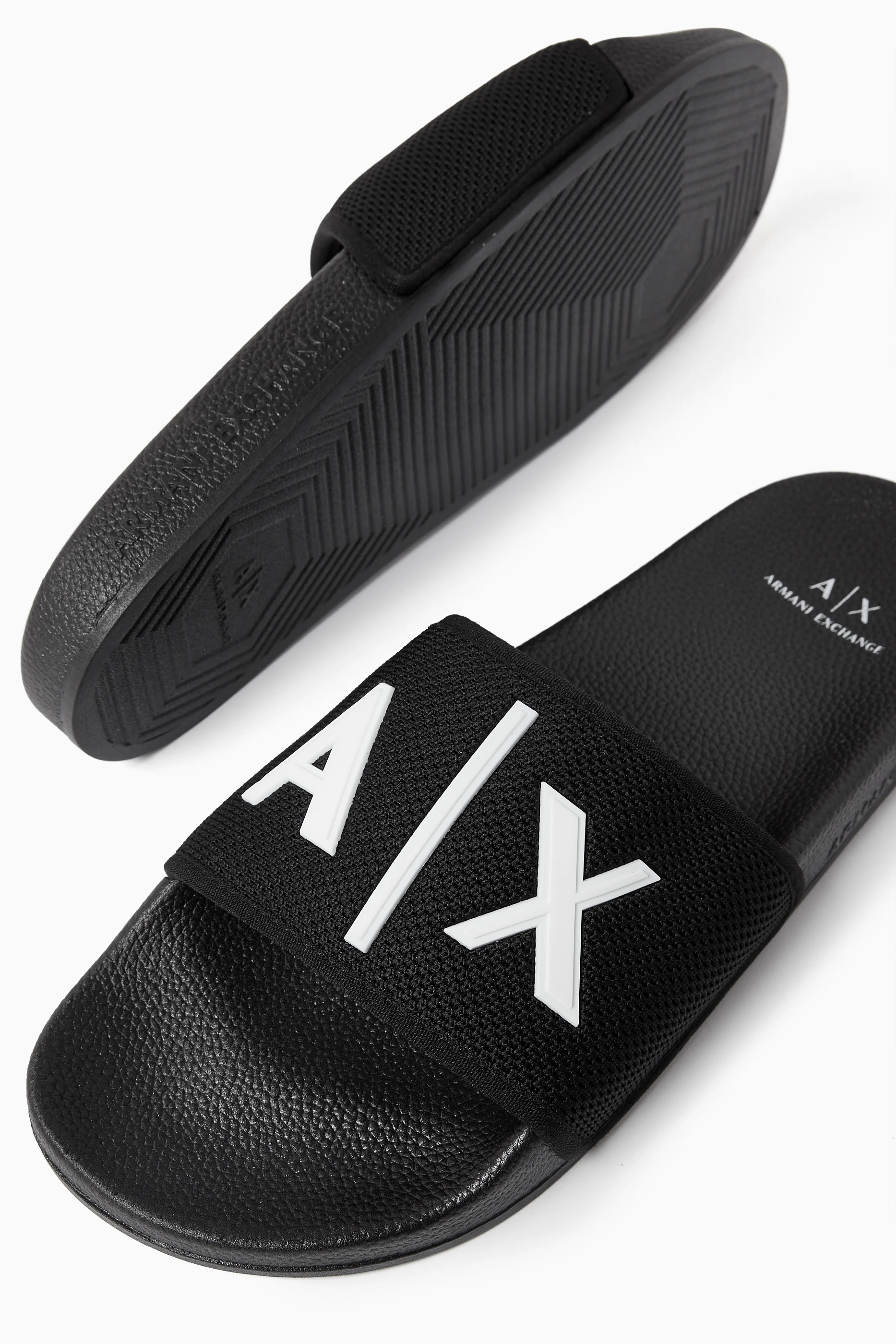 Slide Sandal Armani Exchange Slides Men's A｜X ARMANI