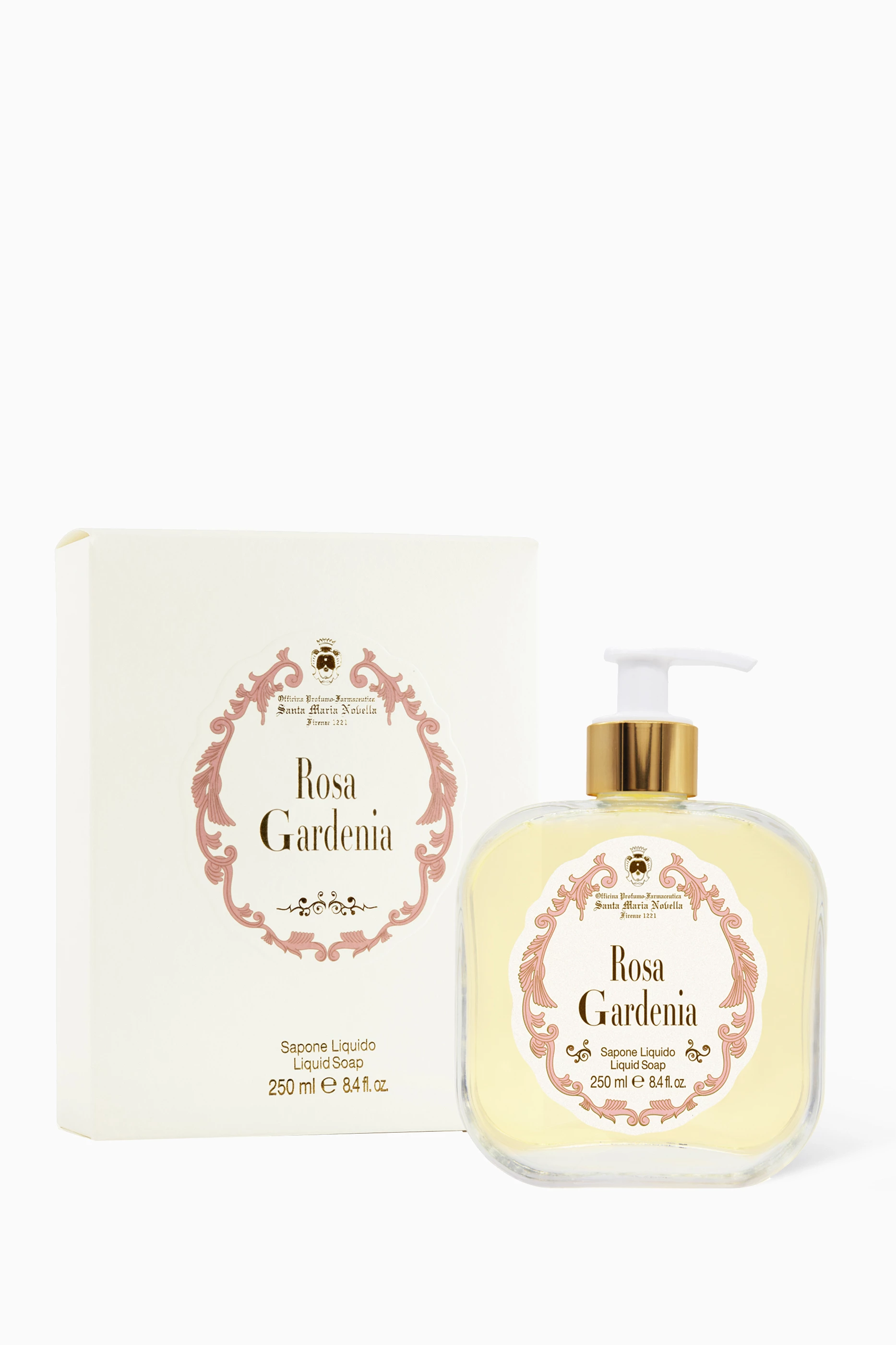 Buy Santa Maria Novella Rosa Gardenia Liquid Soap, 250ml For
