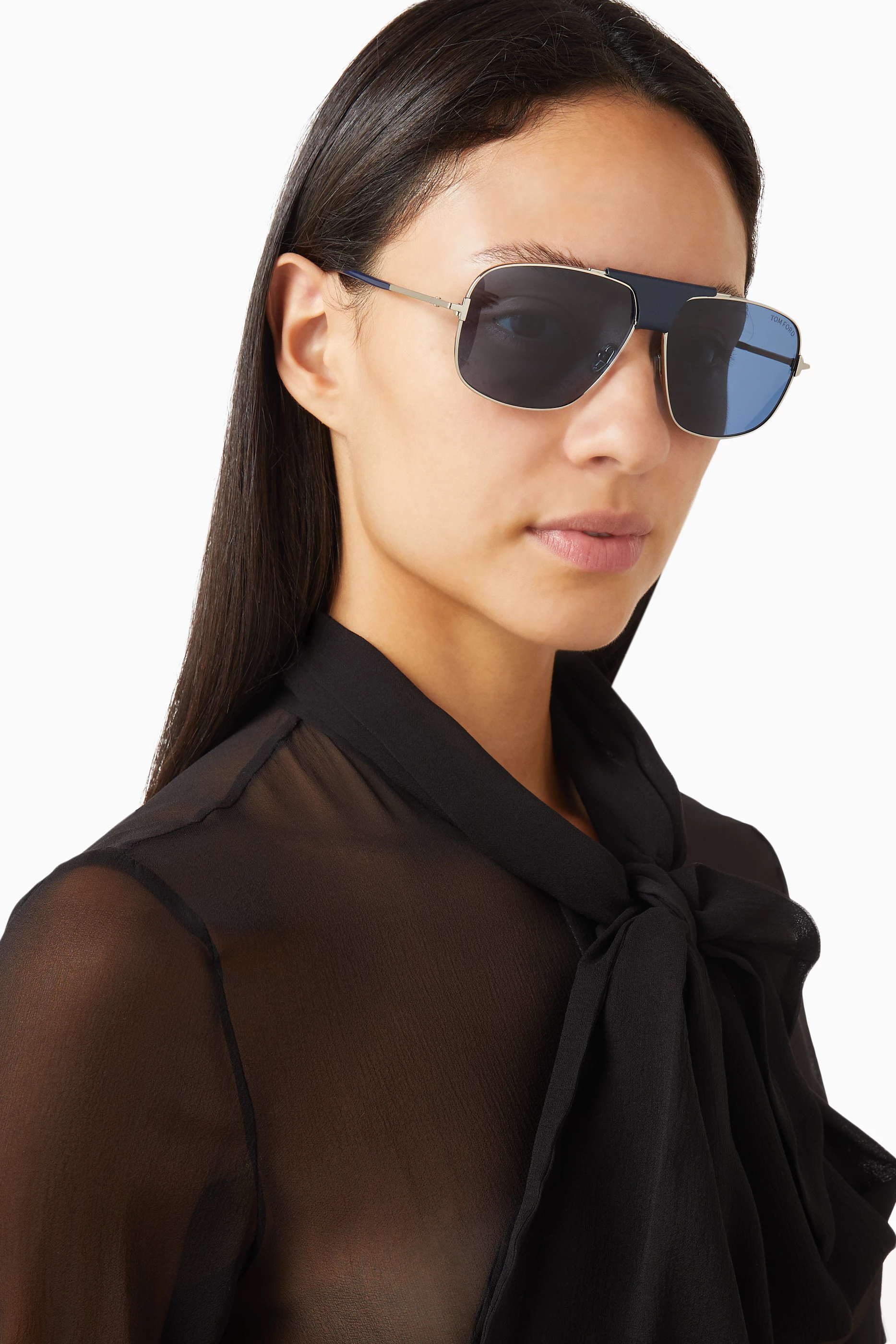 Tom ford 60mm aviator sunglasses discount