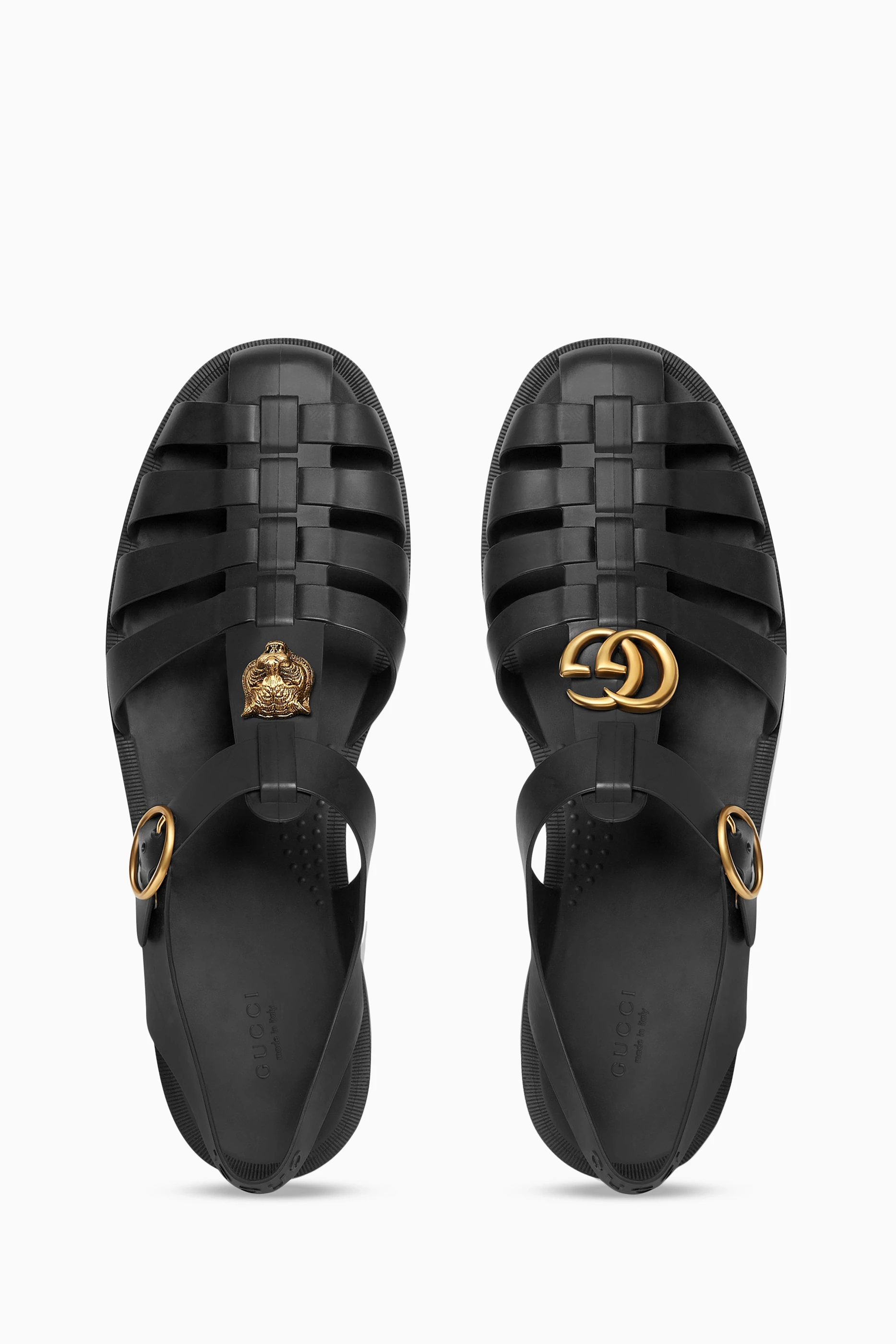 Gucci plastic sandals on sale