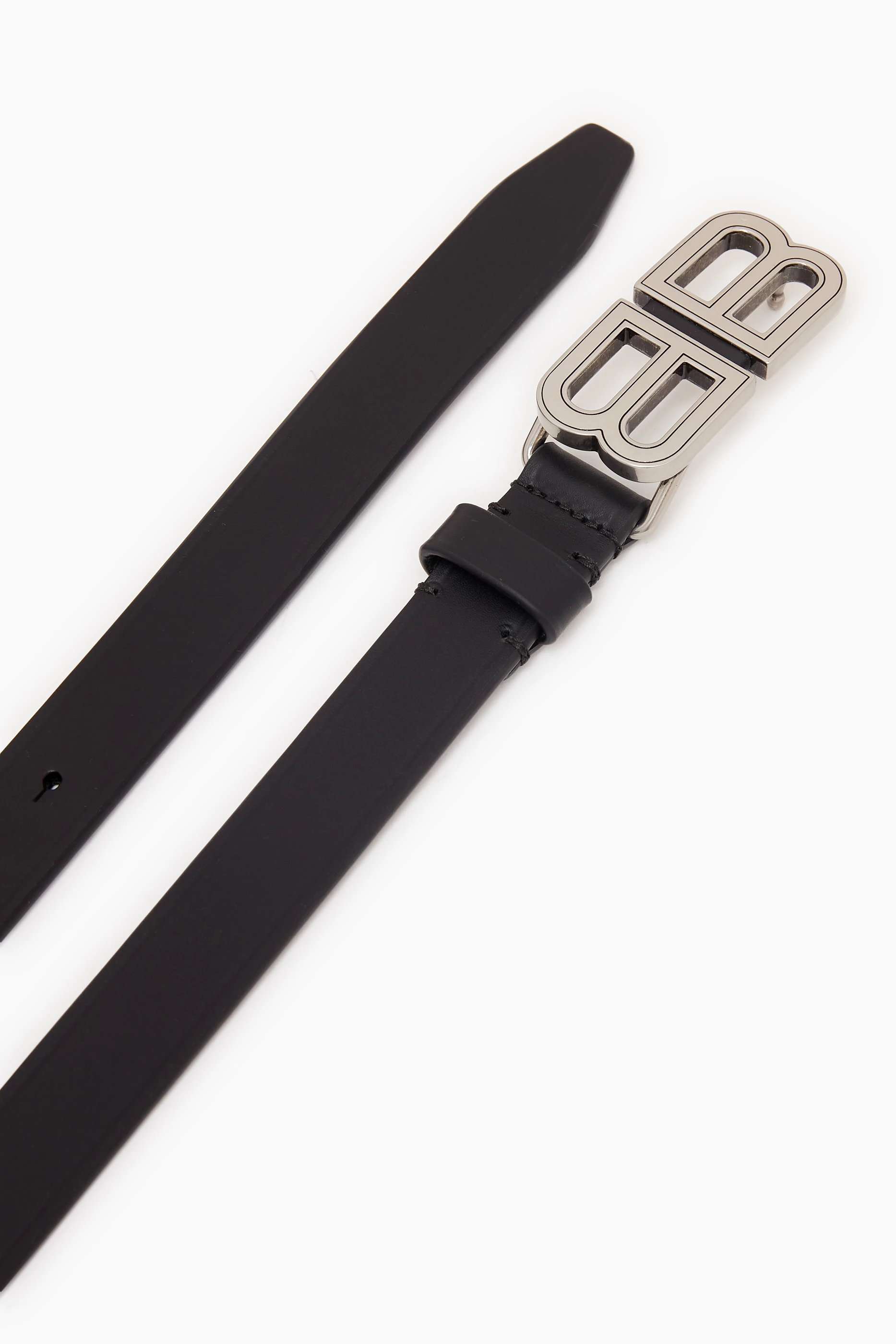 BALENCIAGA Bb Hourglass Thin Belt ベルト ブラック Medium-5816901LR041000_F.jpg?v=8