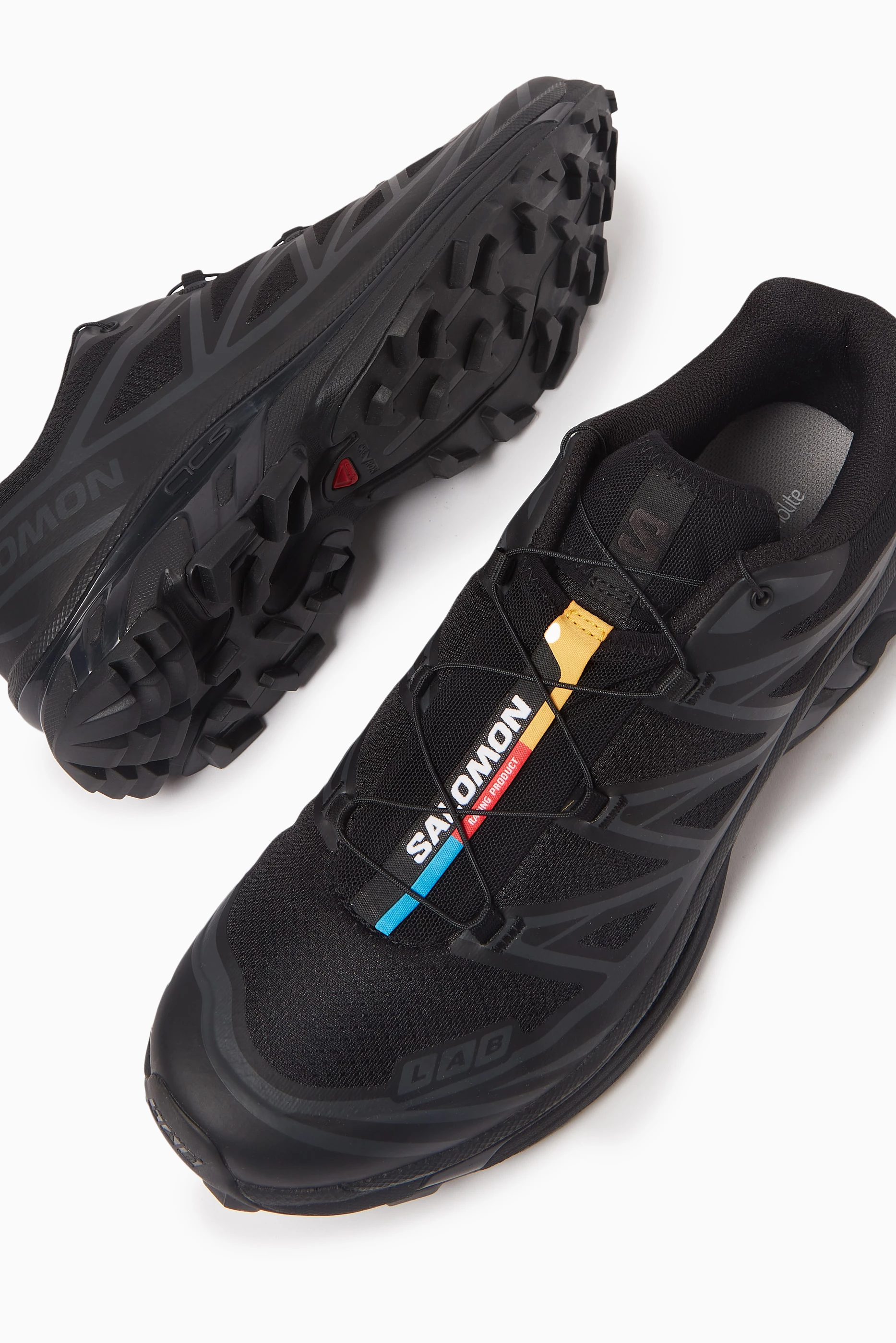 Buy Salomon Black XT-6 Sneakers in Mesh and Rubber For Women 