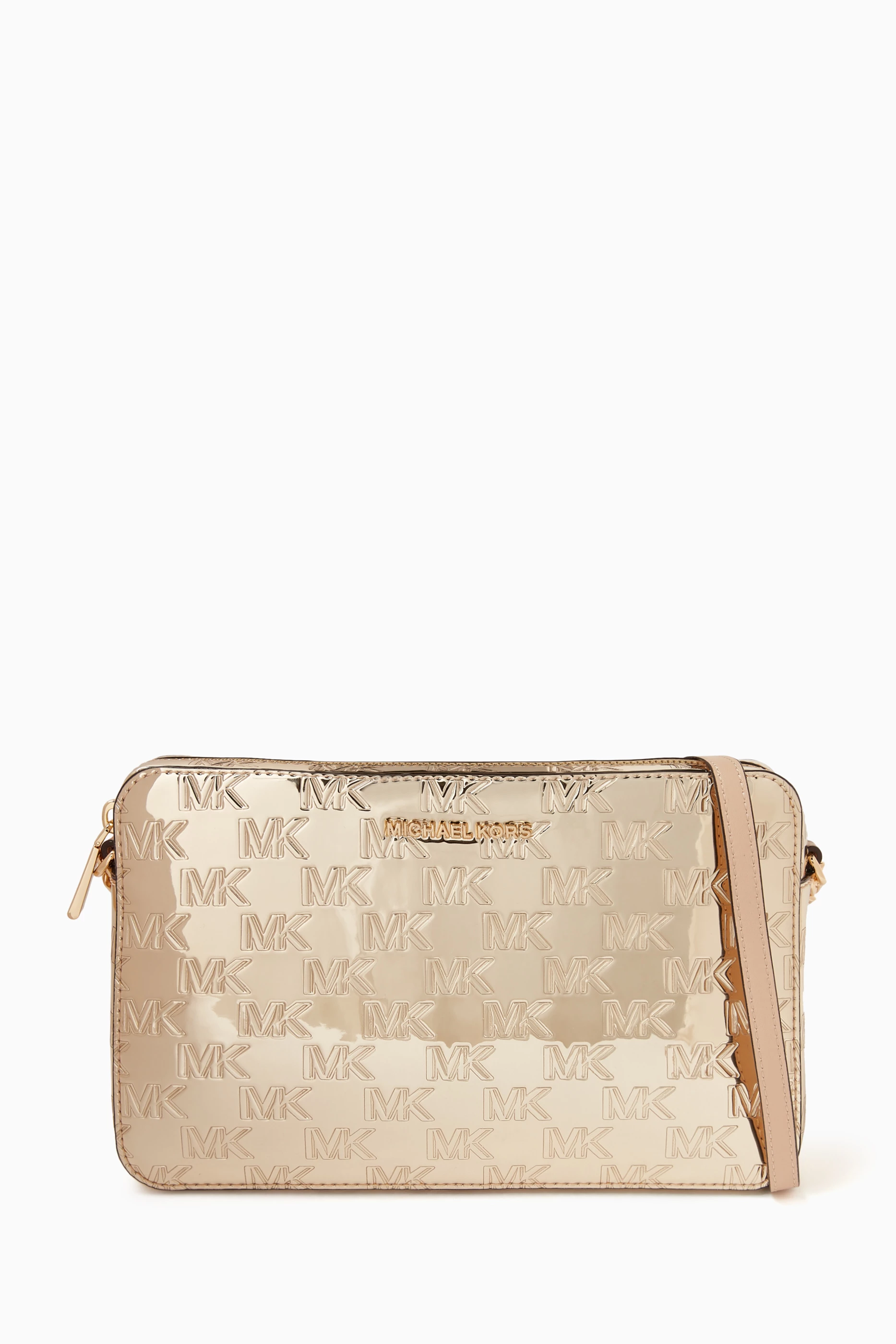 Michael kors pale gold crossbody new arrivals