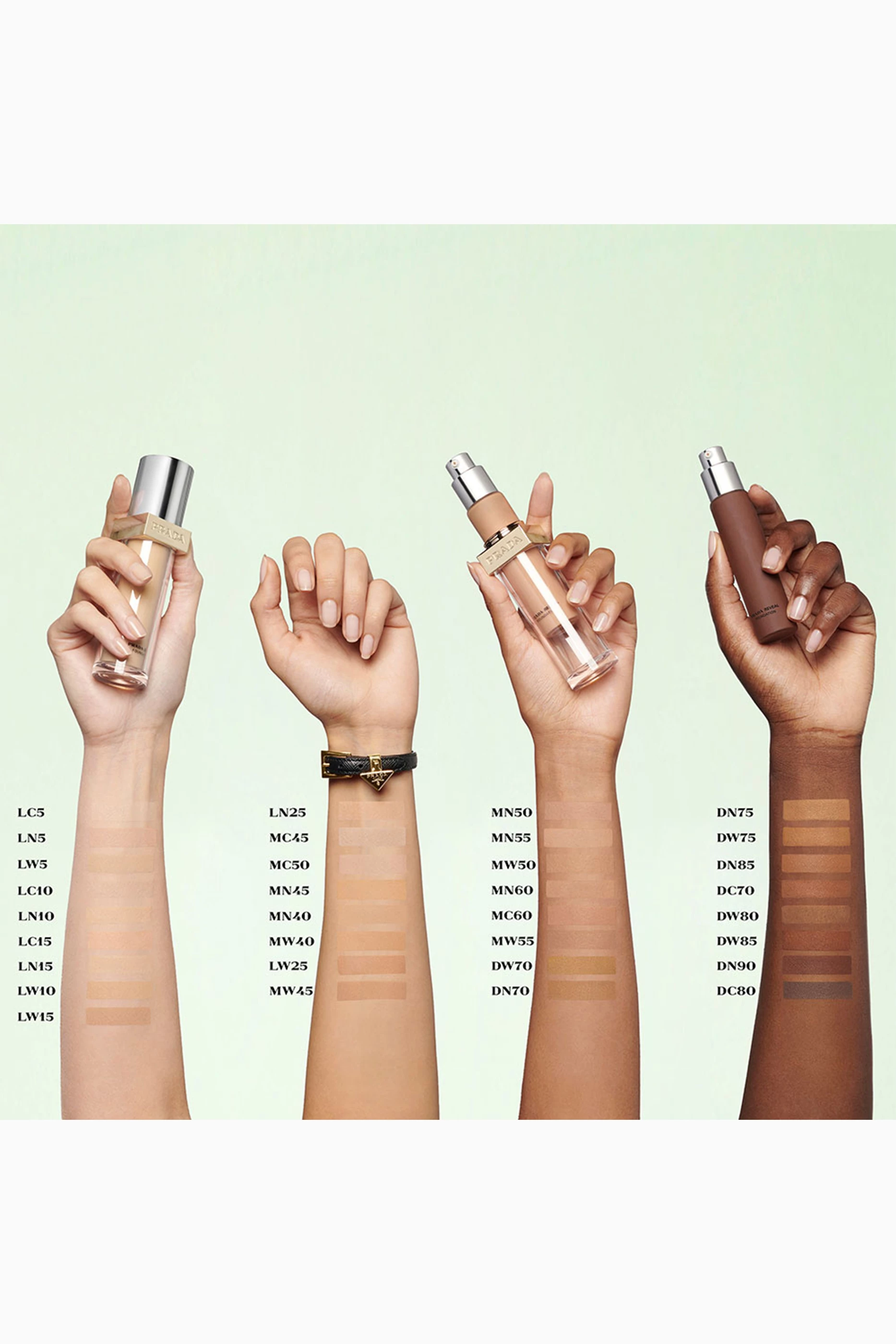 ファンデーション PRADA AUGMENTED SKIN LN25 Ln25 - Light Neutral Prada Reveal Skin Optimizing Foundation