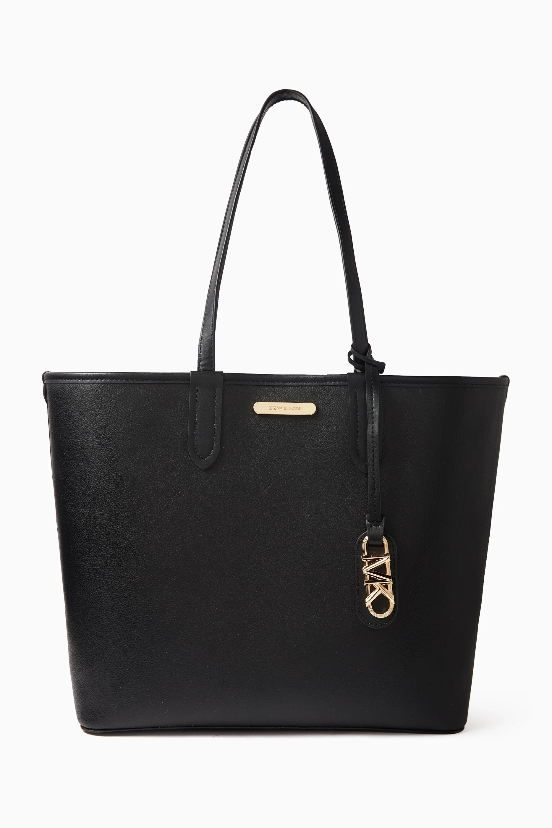 Buy Michael Kors Black Reversible Tote in Vegan Leather For Women