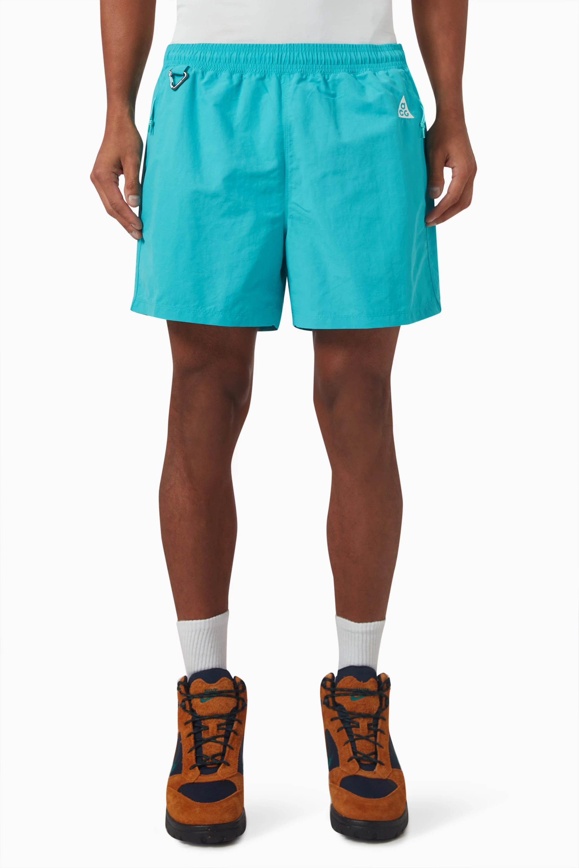 Buy Nike Blue ACG Reservoir Goat Shorts in Nylon For Men Online