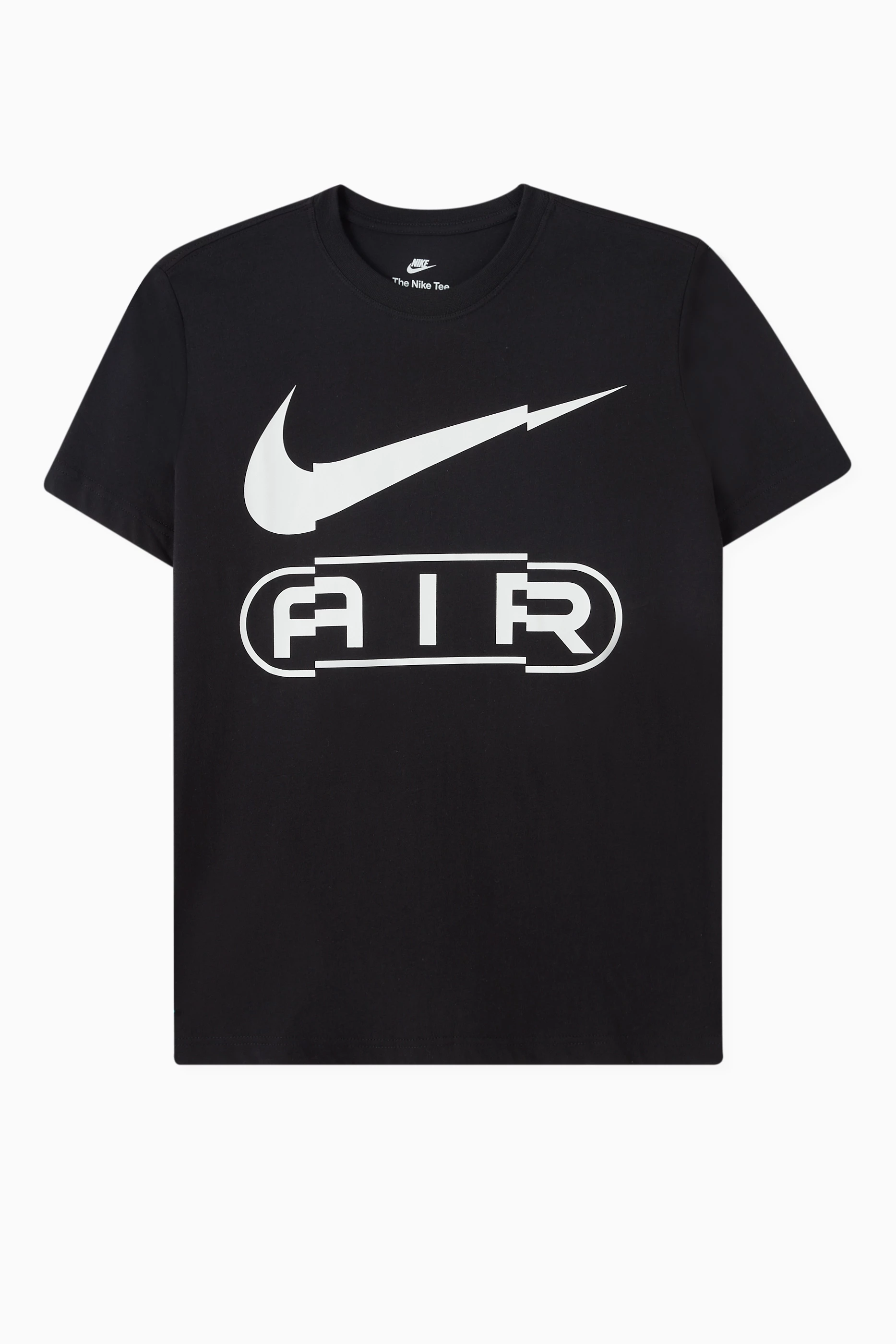 Buy Nike Black Air Logo T shirt in Cotton Jersey For Girls Online Ounass Saudi