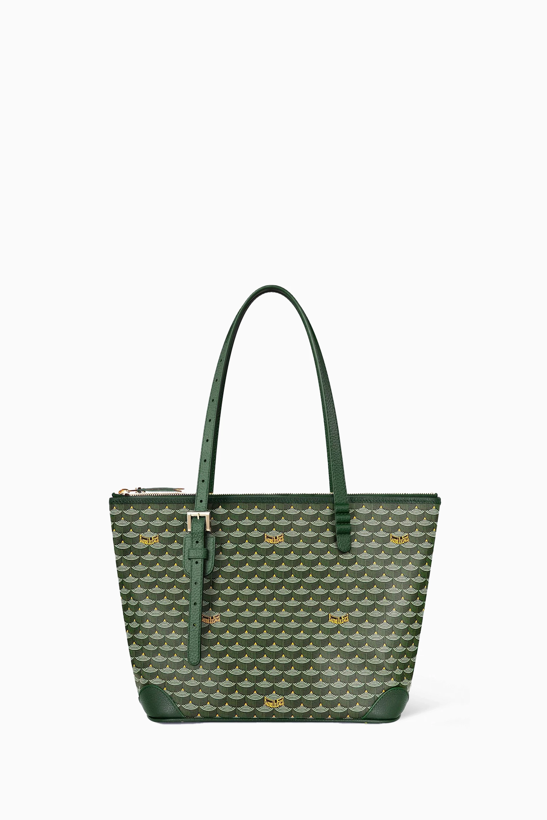 Buy Faure Le Page Green Daily Battle 27 Tote Bag in Canvas Leather For Women Online Ounass Saudi