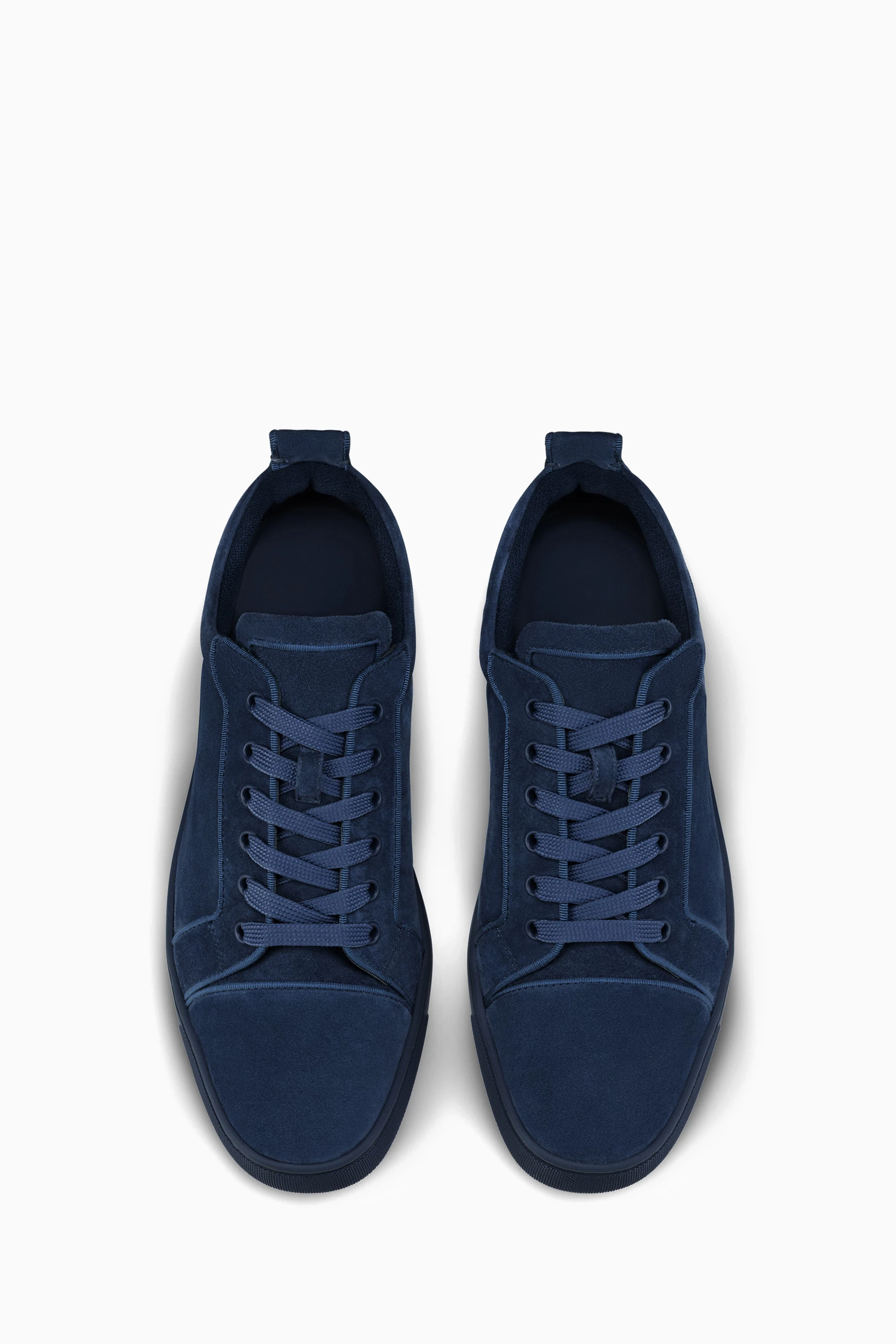 Buy Christian Louboutin Blue Louis Junior Low-Top Sneakers in