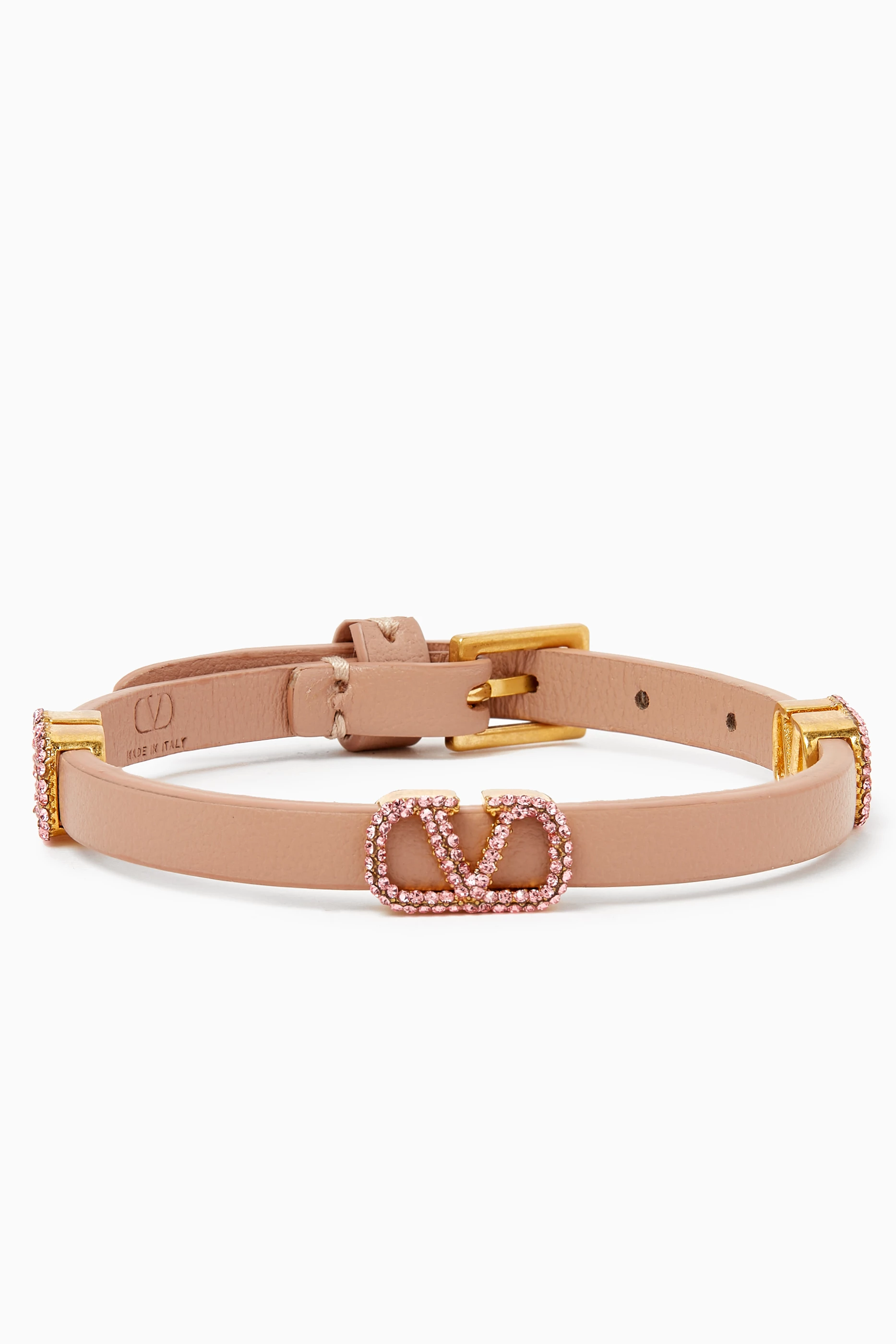 Pink valentino bracelet hotsell