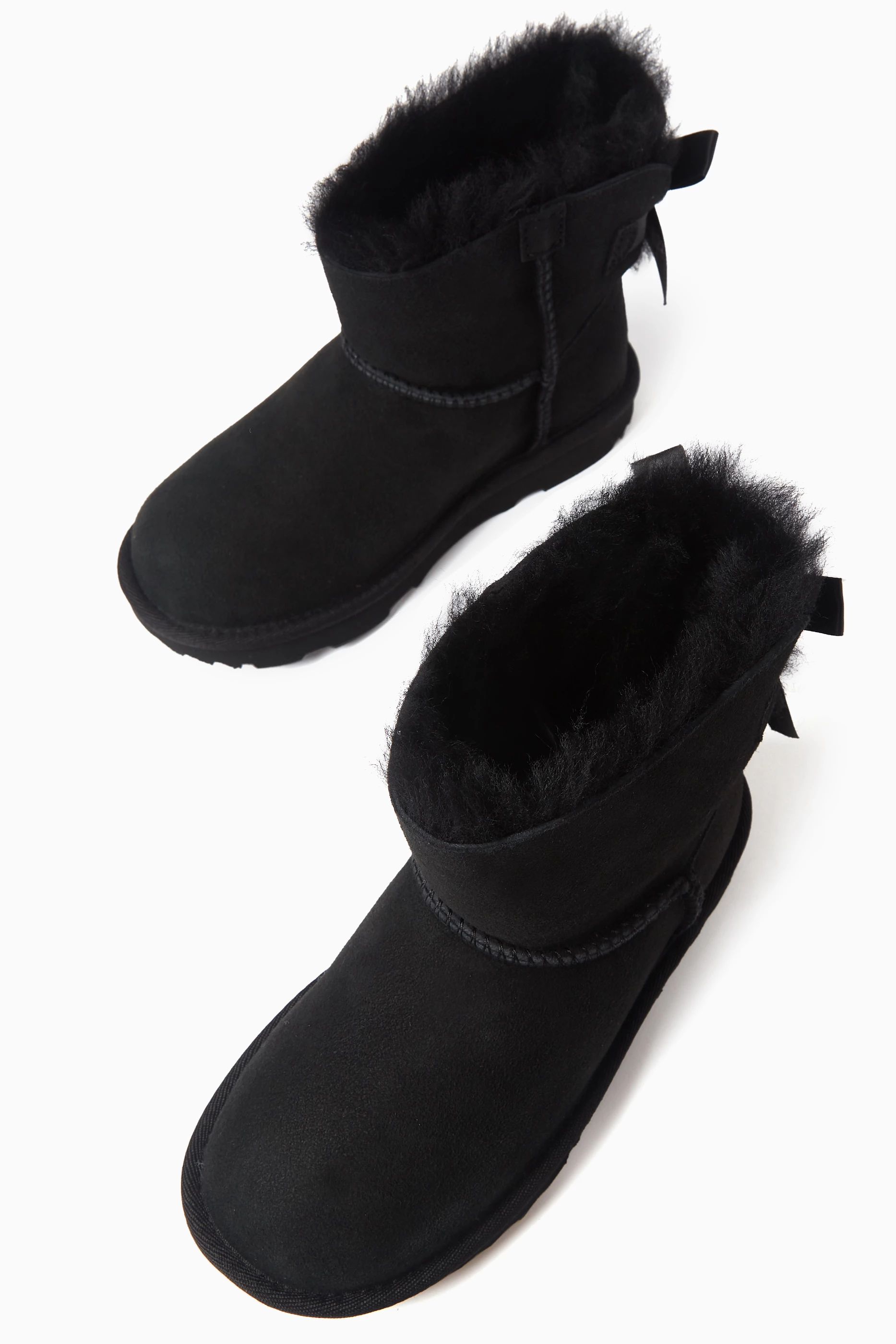 Bailey Bow Ugg Enfants Soldes Buy UGG Black Mini Bailey Bow II