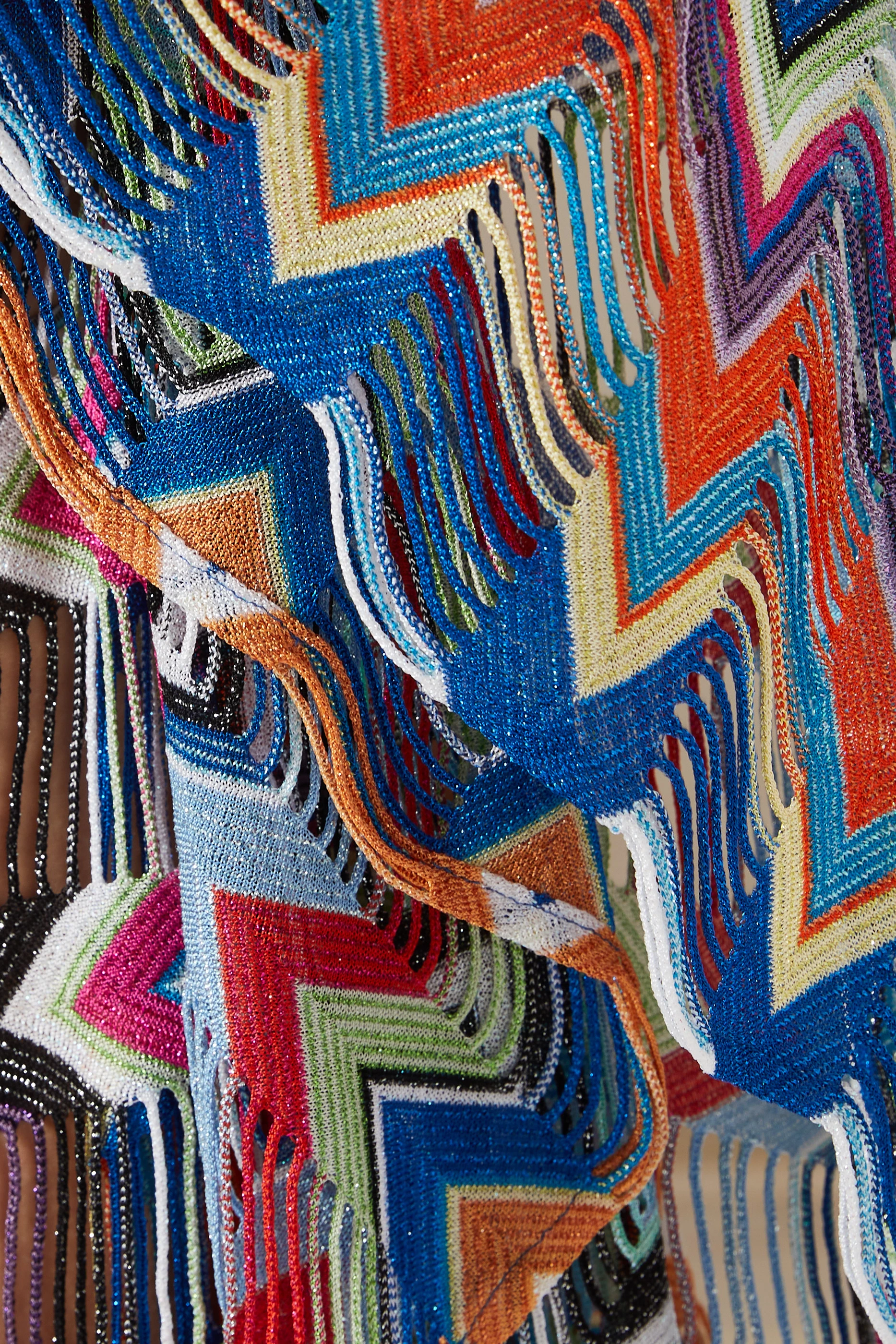 美品 MISSONI FOX ショール オンワード樫山 240681802