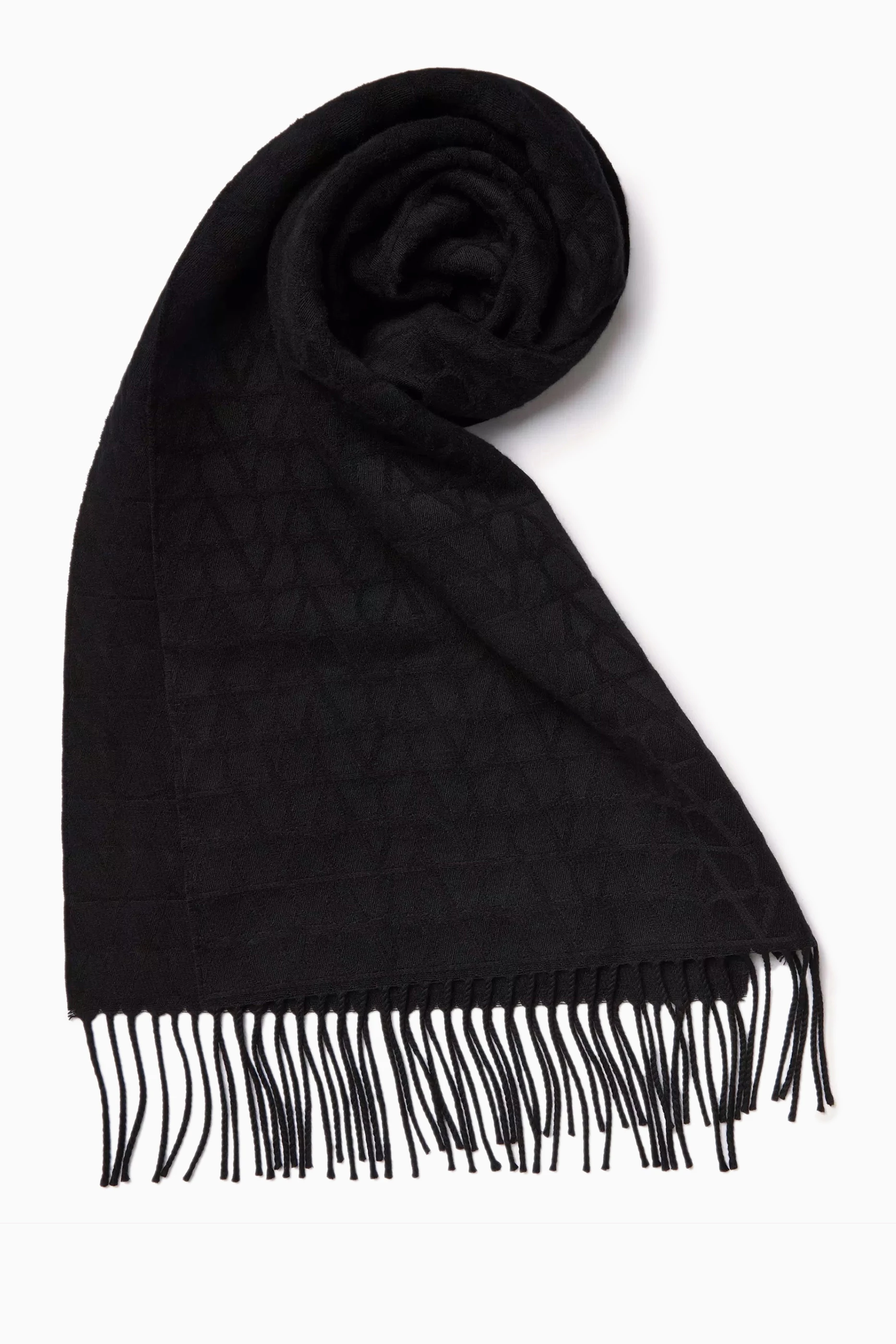 スカーフ VALENTINO Woman Neck scarf Black 7W2EK001QLK CEX Petit Charles Silk Scarf for Woman in Black/beige/red