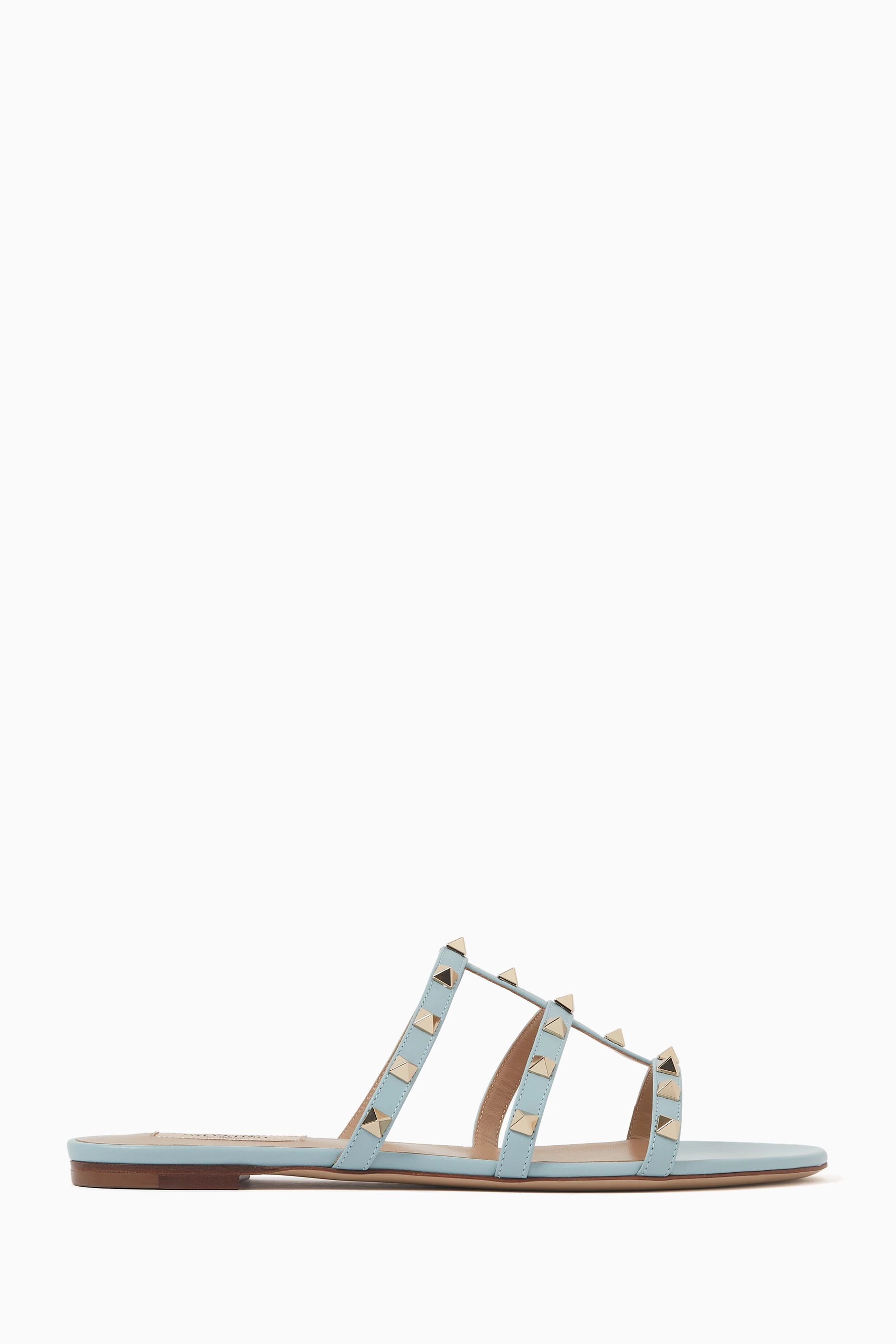 Valentino rockstud sandals blue new arrivals
