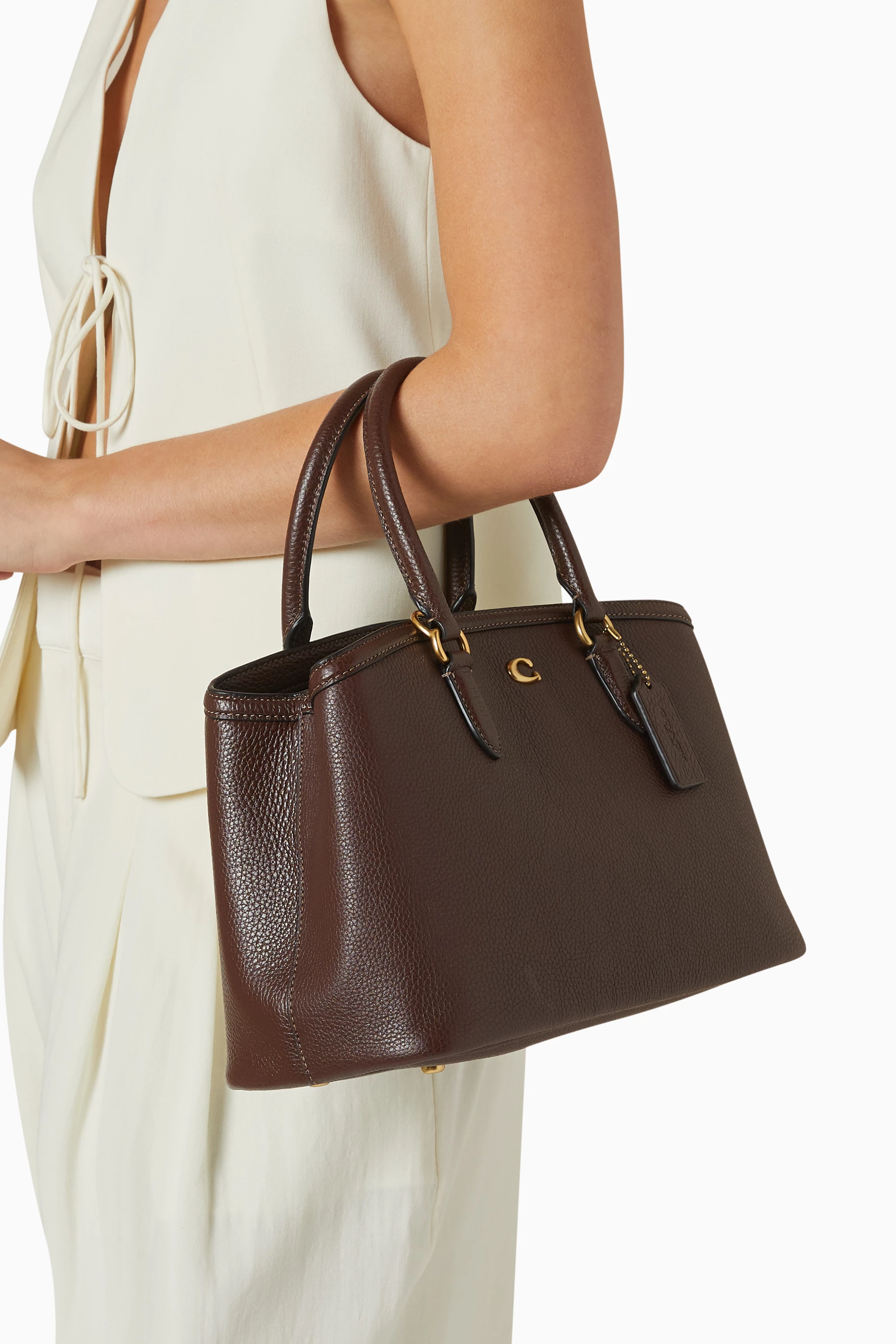 Buy Coach Brown Bolsa Legacy Carryall 28 Tote Bag in Leather For Women Online Ounass Saudi