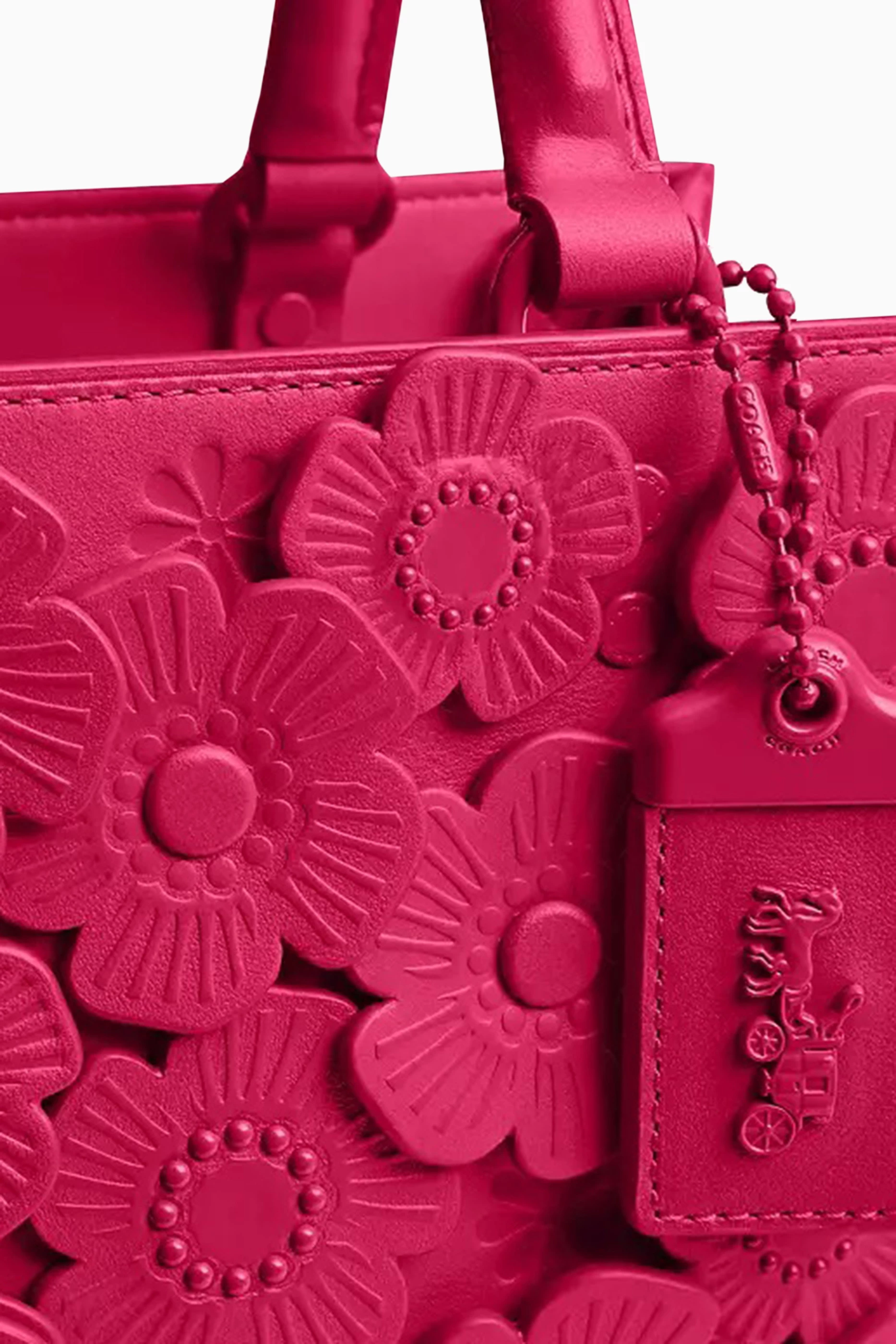 Buy Coach Pink Medium Tea Rose Rogue 25 Bag in Leather For Women Online Ounass Saudi