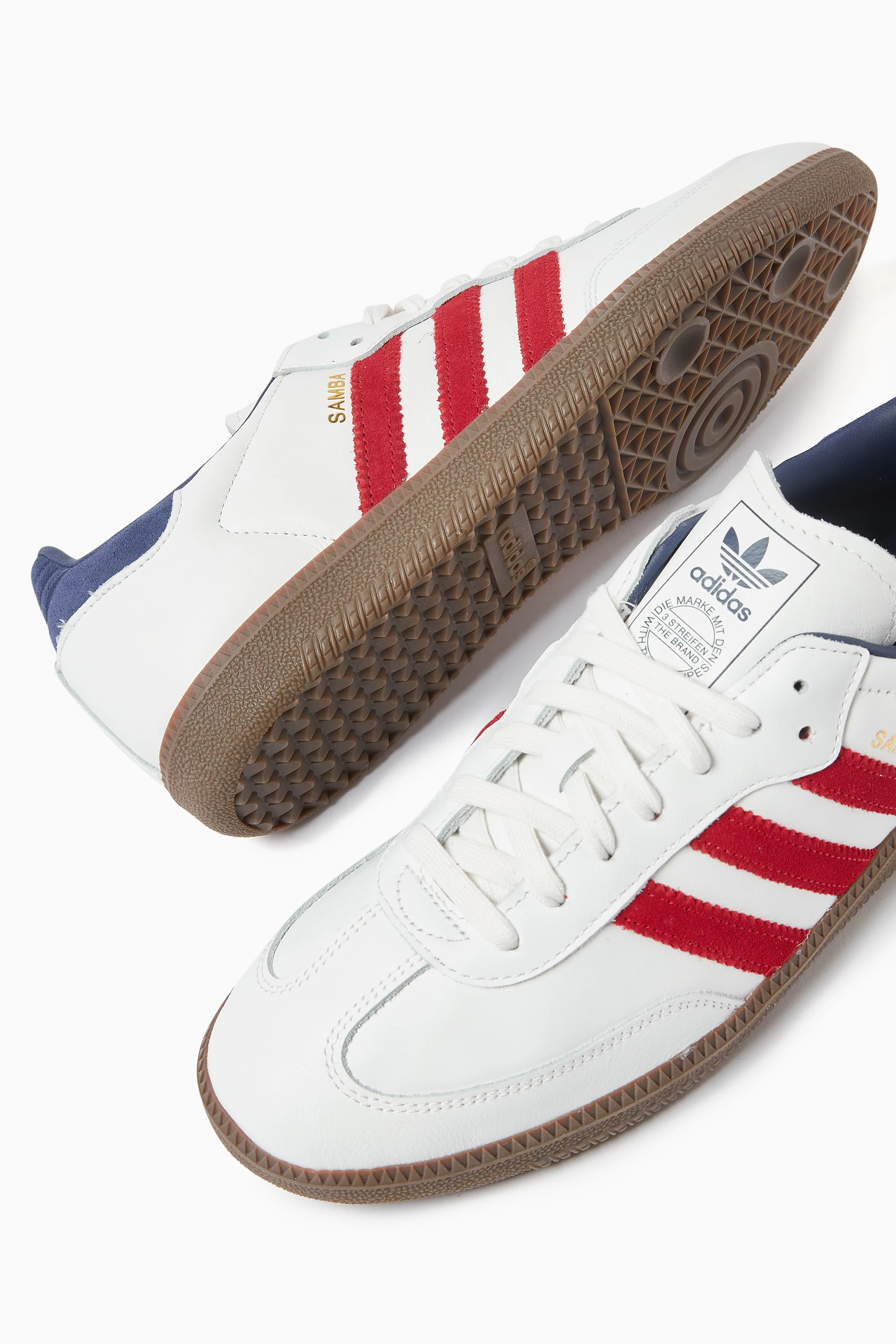 Buy adidas White Samba OG Low-top Sneakers in Leather For Women Online |  Ounass Saudi