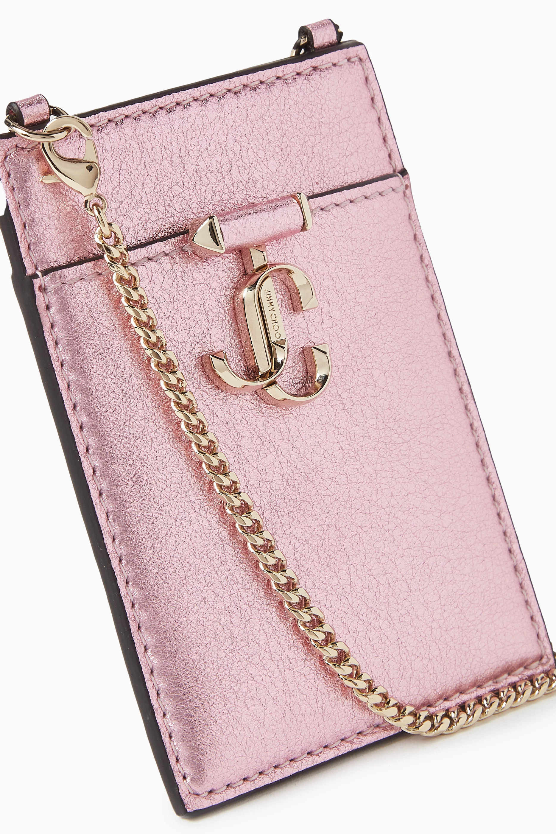 ★ JIMMY CHOO★ JC Chain Cardholder【多色在庫】 JCMULTICHARMDOU_AA1051_BACK_vg