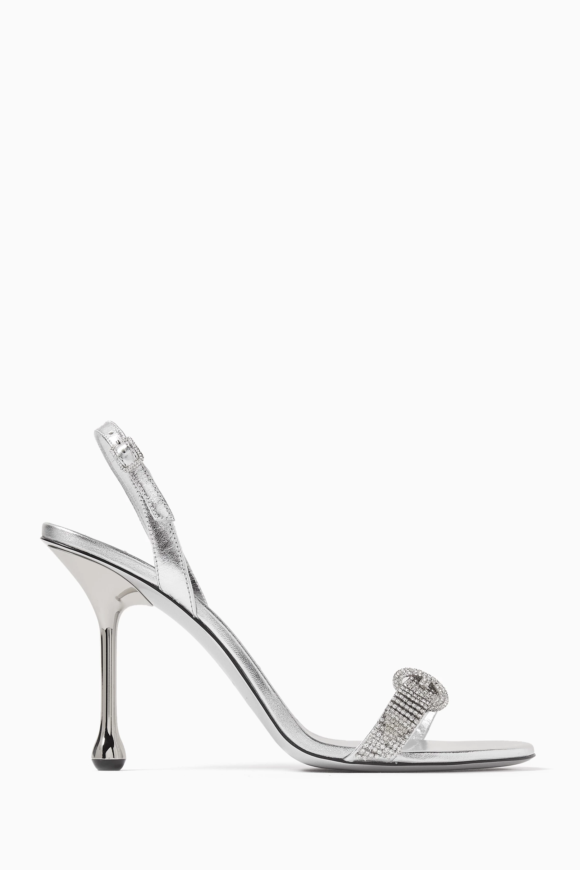 JUMADIBA gyahtei Sサイズ GUCCI BAMBI WEB SILVER 414684-KW040-8162 MENS SIZE 39 US