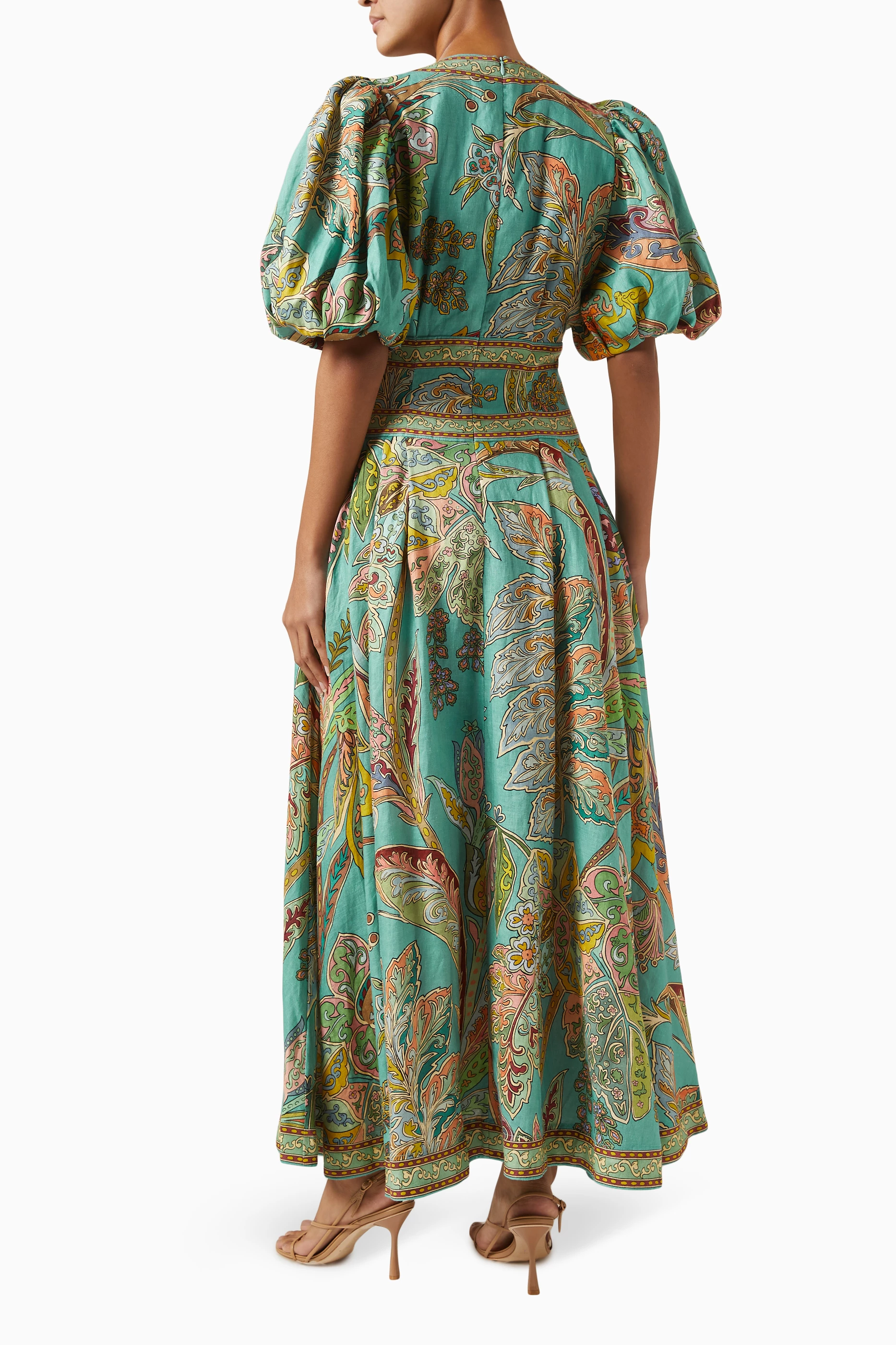 alemais franca midi dress Alemais Franca Midi Dress Green Size 10