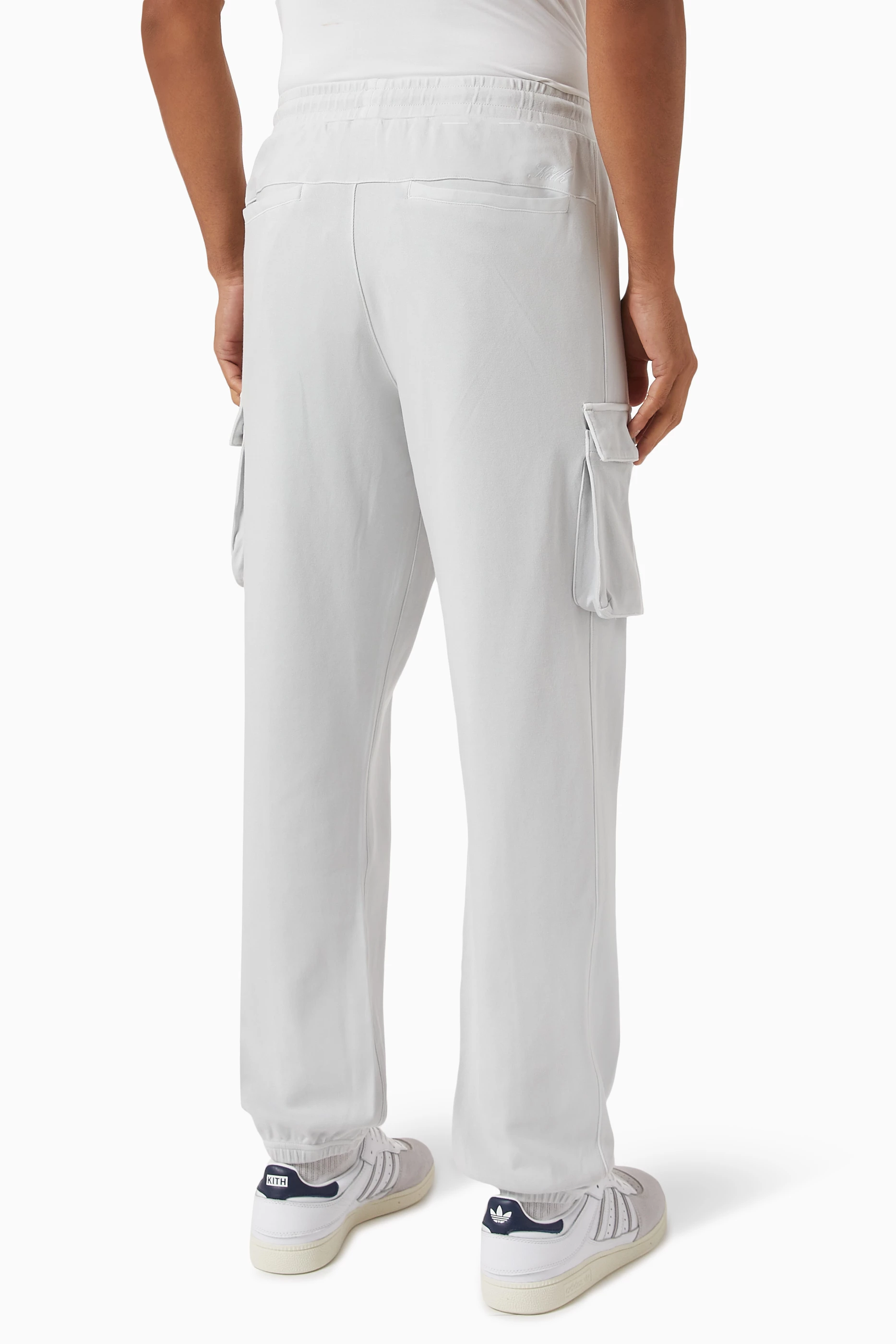 Buy Kith Grey Bleecker II Sweatpants in Interlock Fabric For Men Online Ounass Saudi