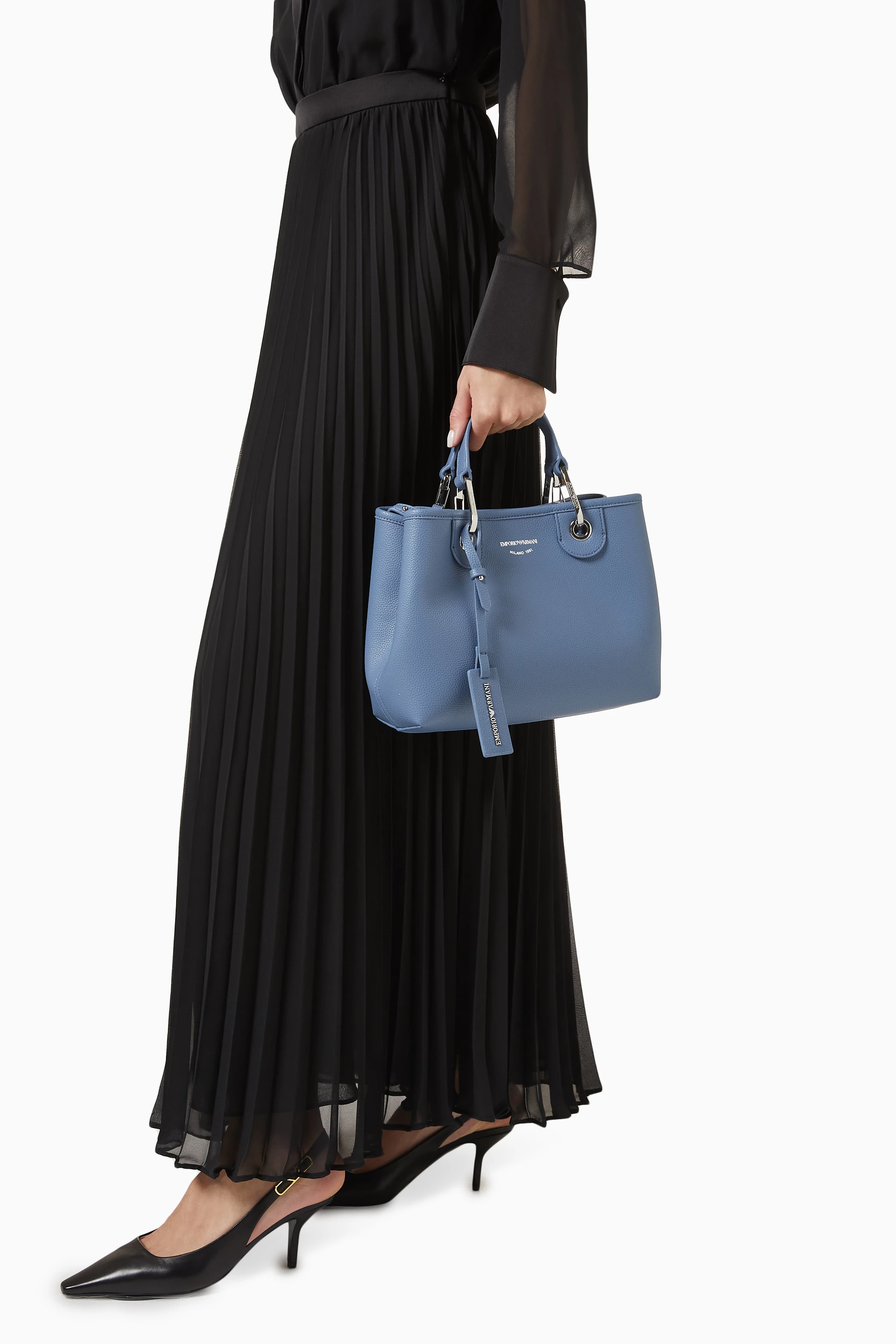 Armani Myea Bag Borsa Armani Shopper Buy Emporio Armani Blue Small