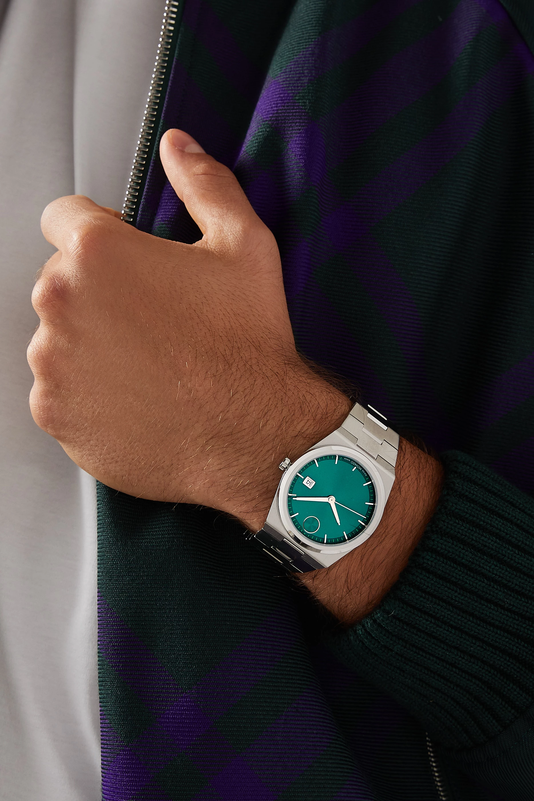 Buy Movado Green Bold Quest Stainless Steel Watch 40mm For Men Online Ounass Saudi