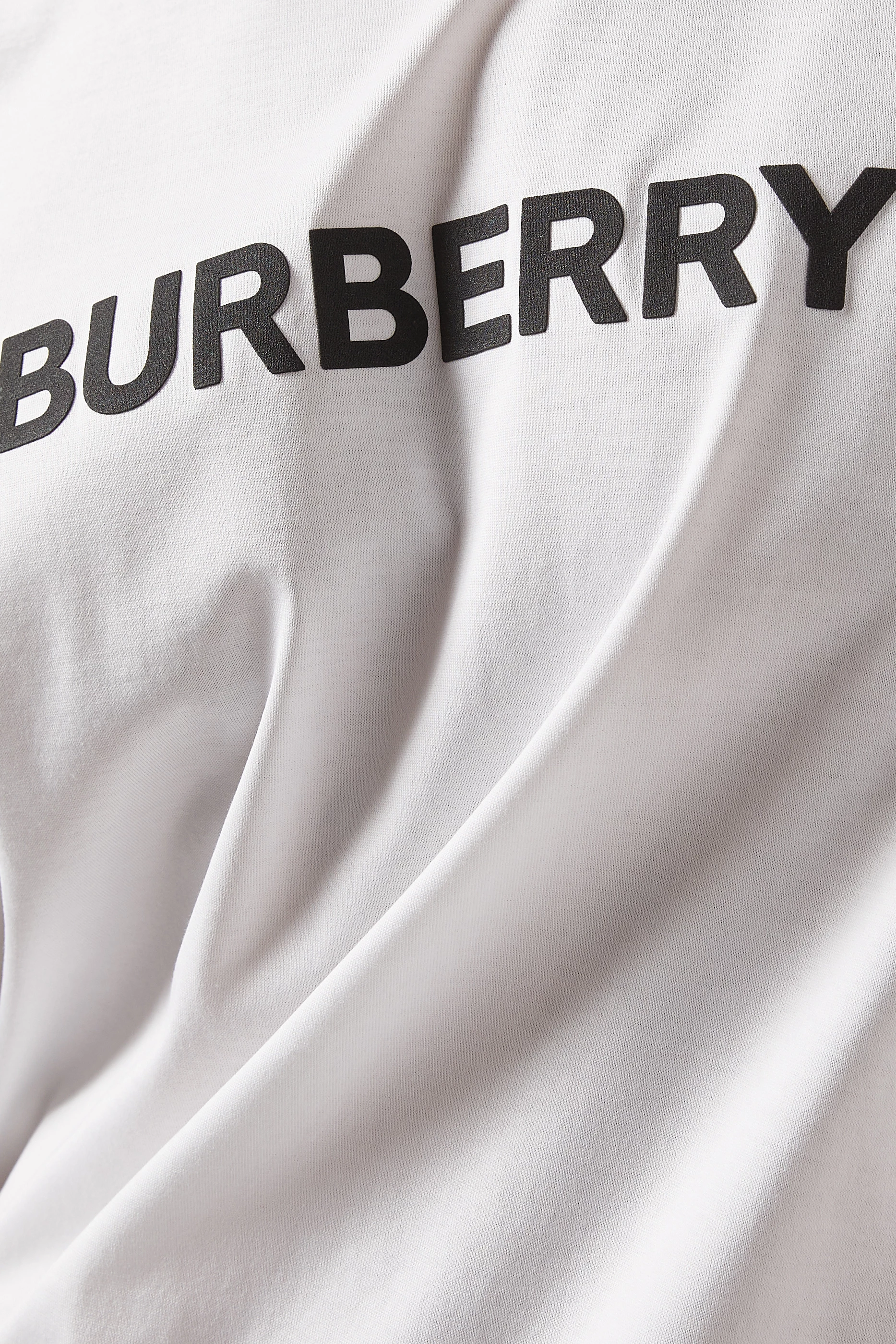 Buy Burberry White Harriston T-shirt in Cotton-jersey For Men