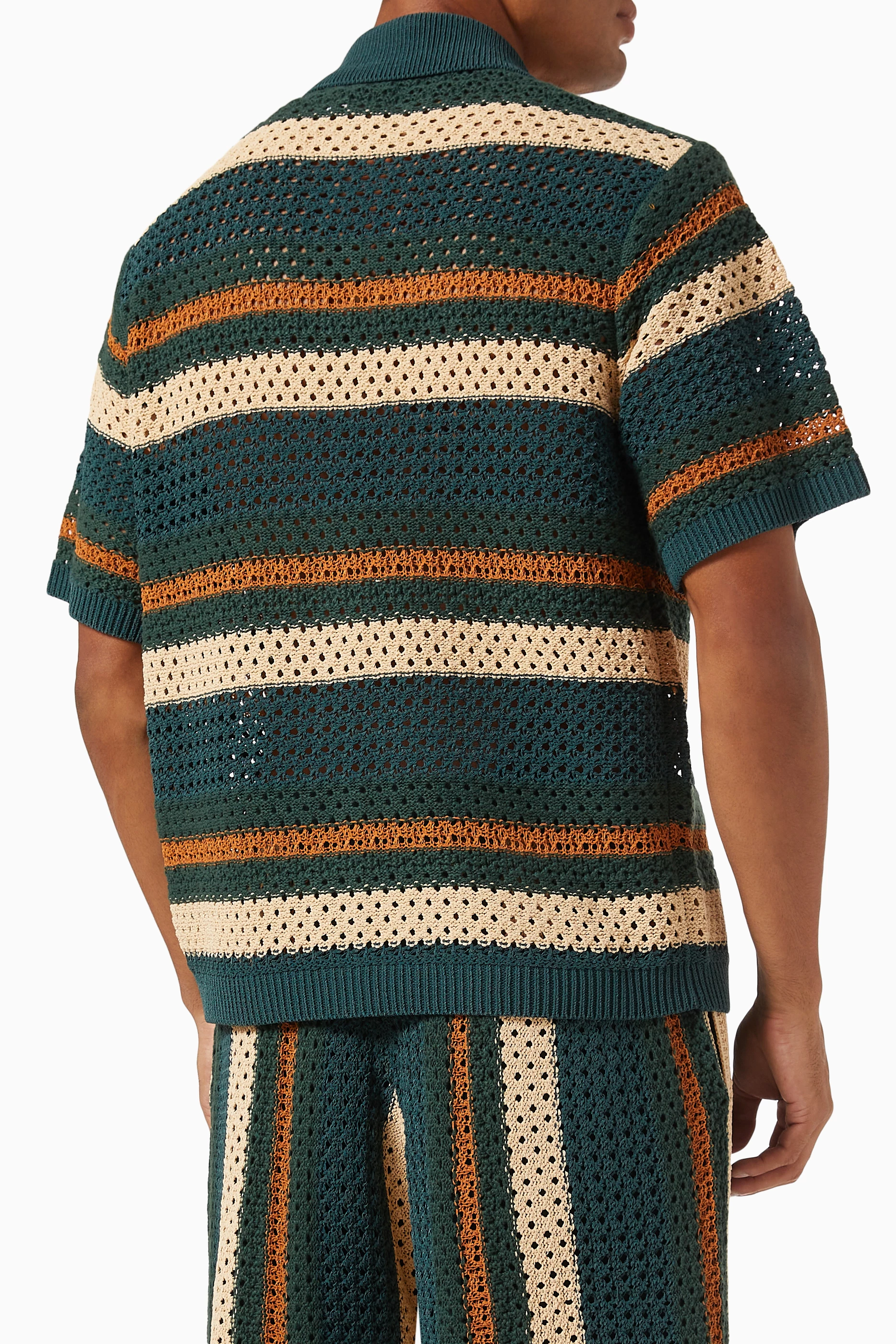 【在庫あり】 Men For Crochet in Shirt Button-down Thompson Multicolour Kith Buy Online Saudi Ounass  | トップス