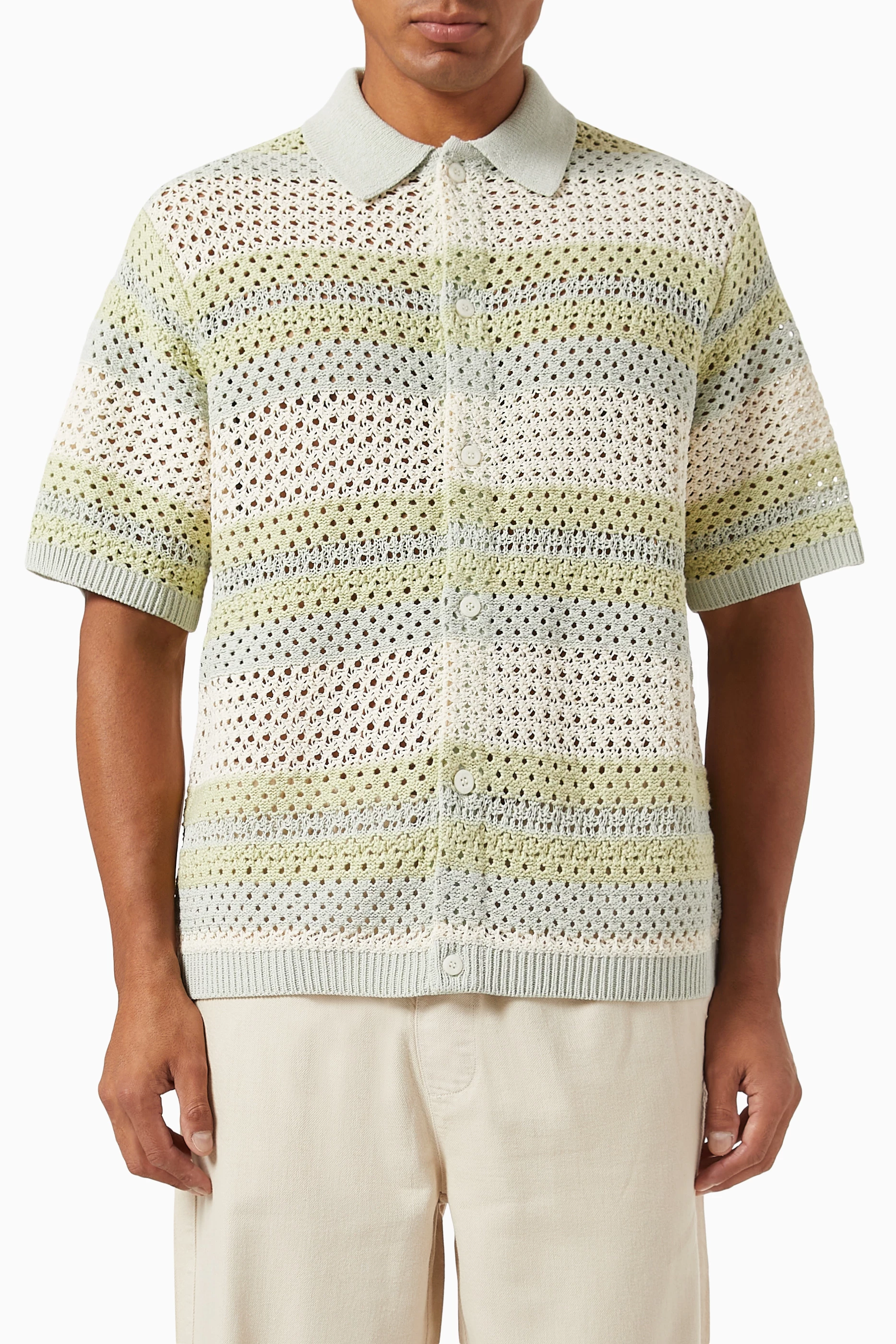 Buy Kith Multicolour Thompson Button-down Shirt in Crochet For Men Online |  Ounass Saudi