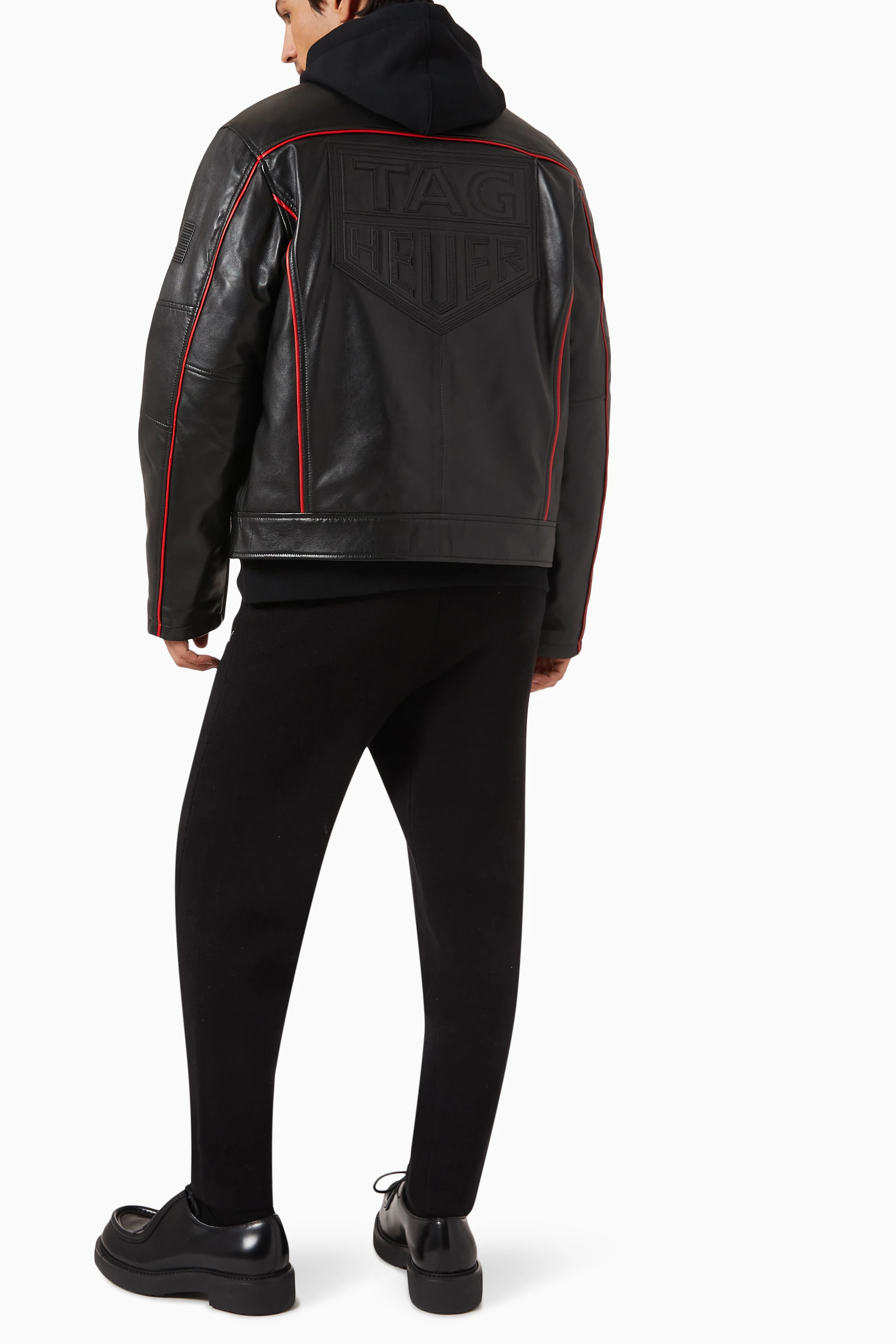 TAG HEUER FORMULA 1 | KITH LEATHER RACING JACKET - BLACK XL fast ship in  hand | eBay